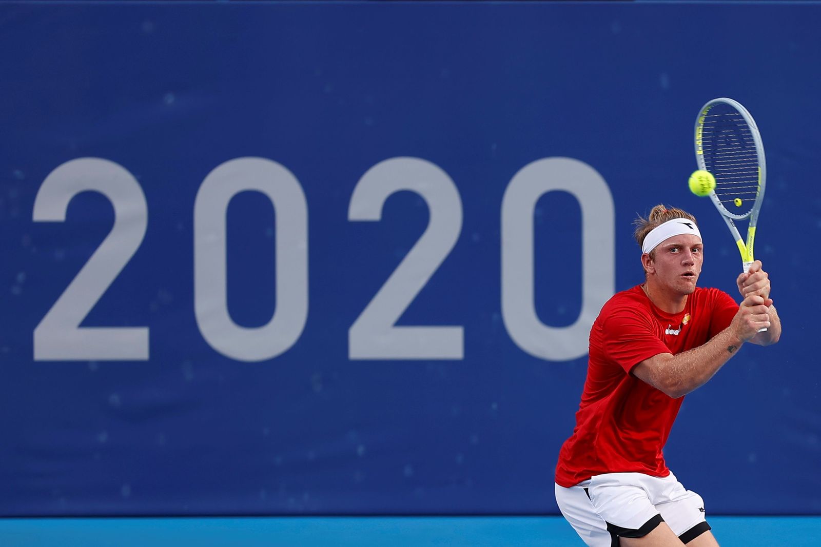 Las fotos del Davidovich-Djokovic