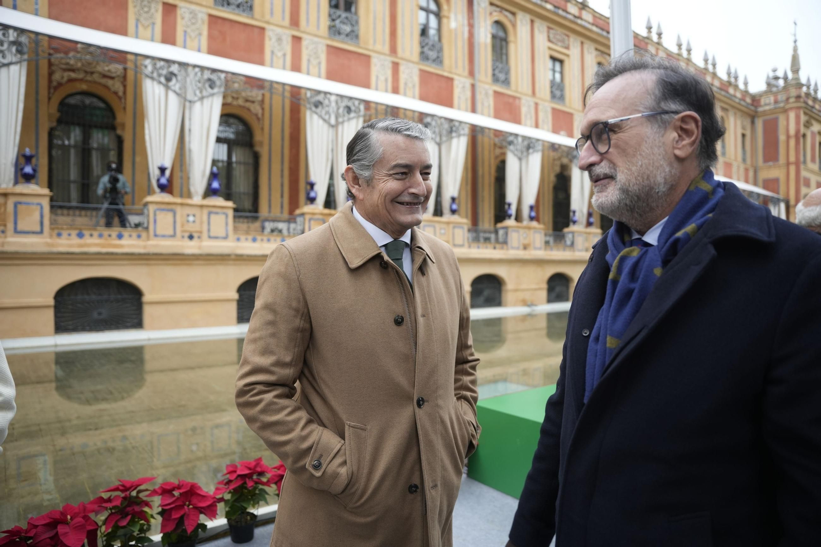 El consejero de Sanidad, Antonio Sanz, en los actos de celebración del Día de la Bandera en el Palacio de San Telmo esta mañana. El consejero de Sanidad, Antonio Sanz, en los actos de celebración del Día de la Bandera en el Palacio de San Telmo esta mañana.