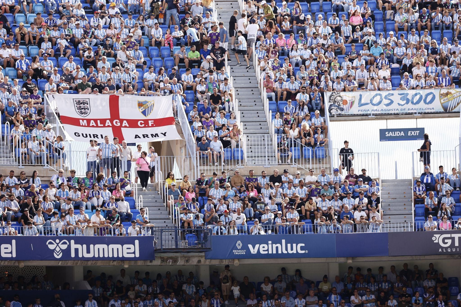 Búscate en las gradas de La Rosaleda durante el Málaga-Andorra
