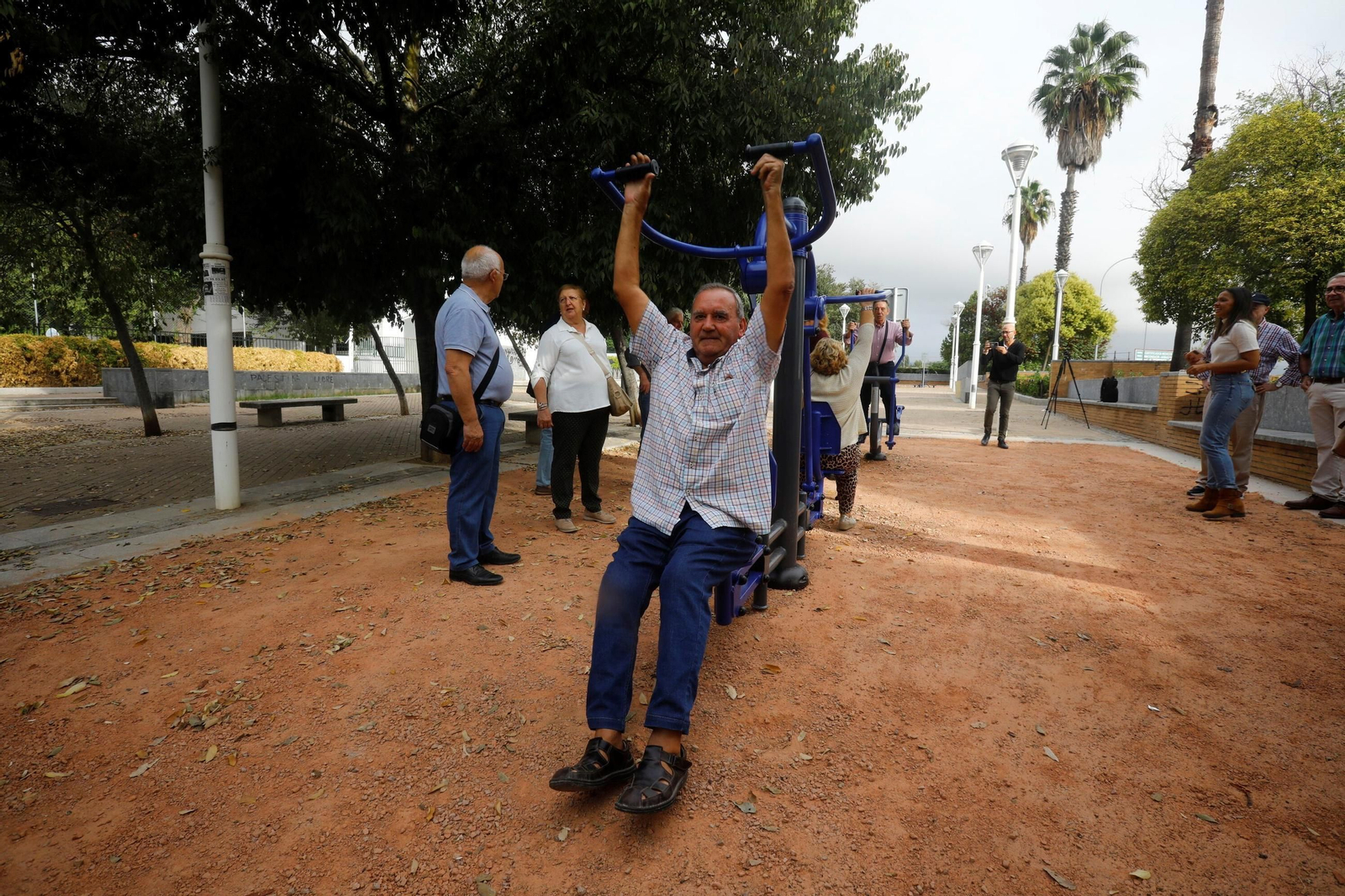 La inauguración del parque biosaludable de Levante, en imágenes