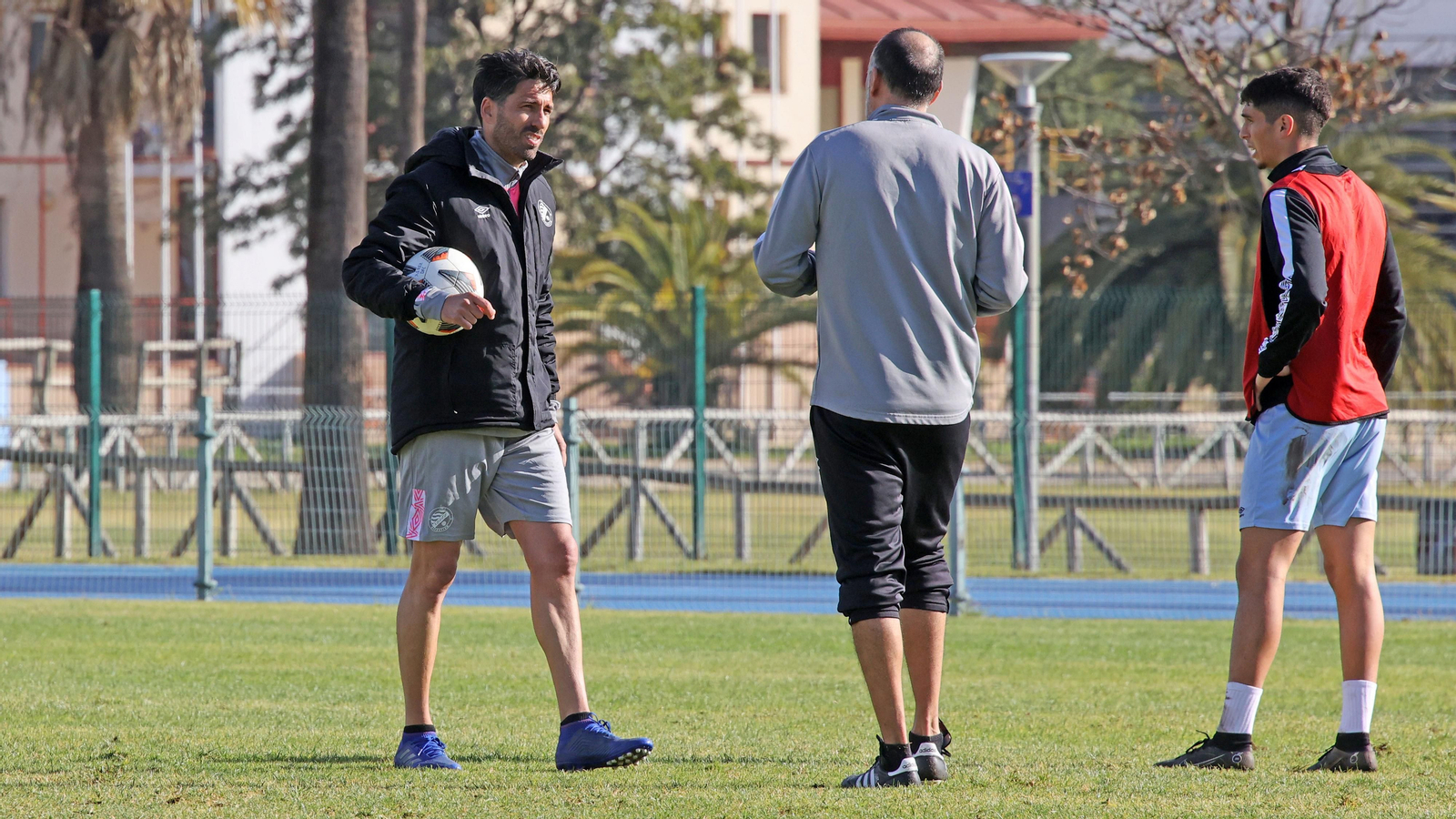 Primer entrenamiento de Romerito en el Xerez DFC Primer entrenamiento de Romerito en el Xerez DFC