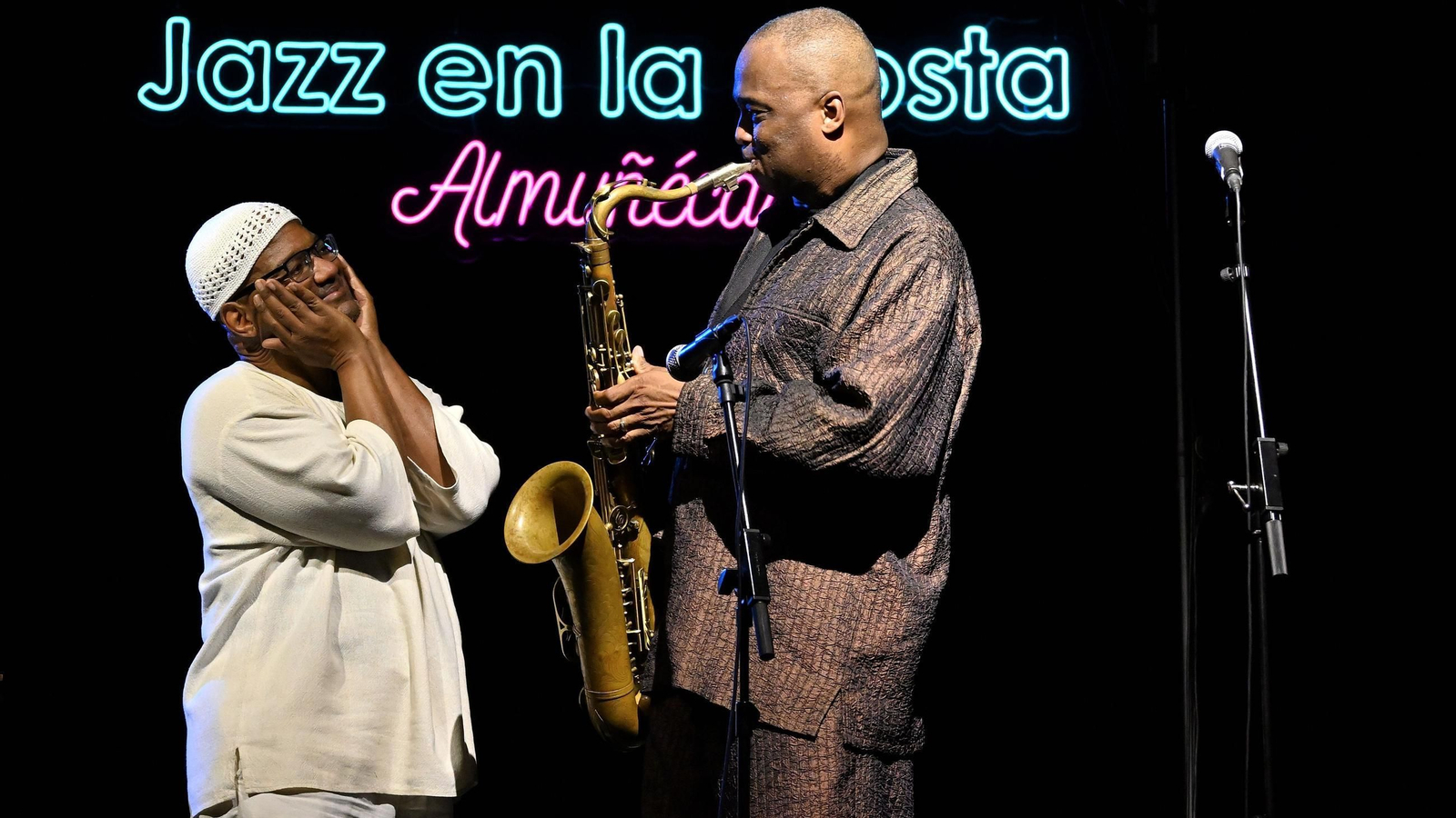 James Carter junto al teclista Gerard Gibbs en el 38 Jazz en la Costa Festival Internacional de Almuñécar