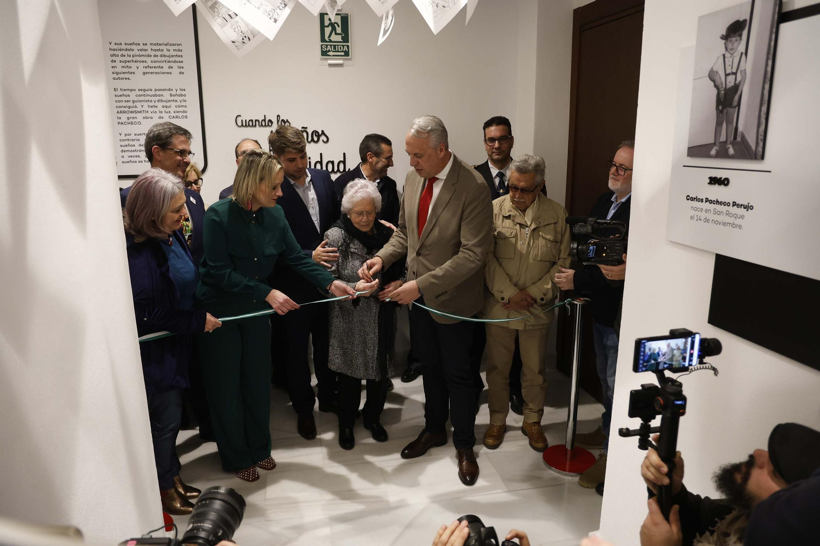 Las fotos de la inauguración de la sala Carlos Pacheco en el Centro de Arte Contemporáneo de San Roque