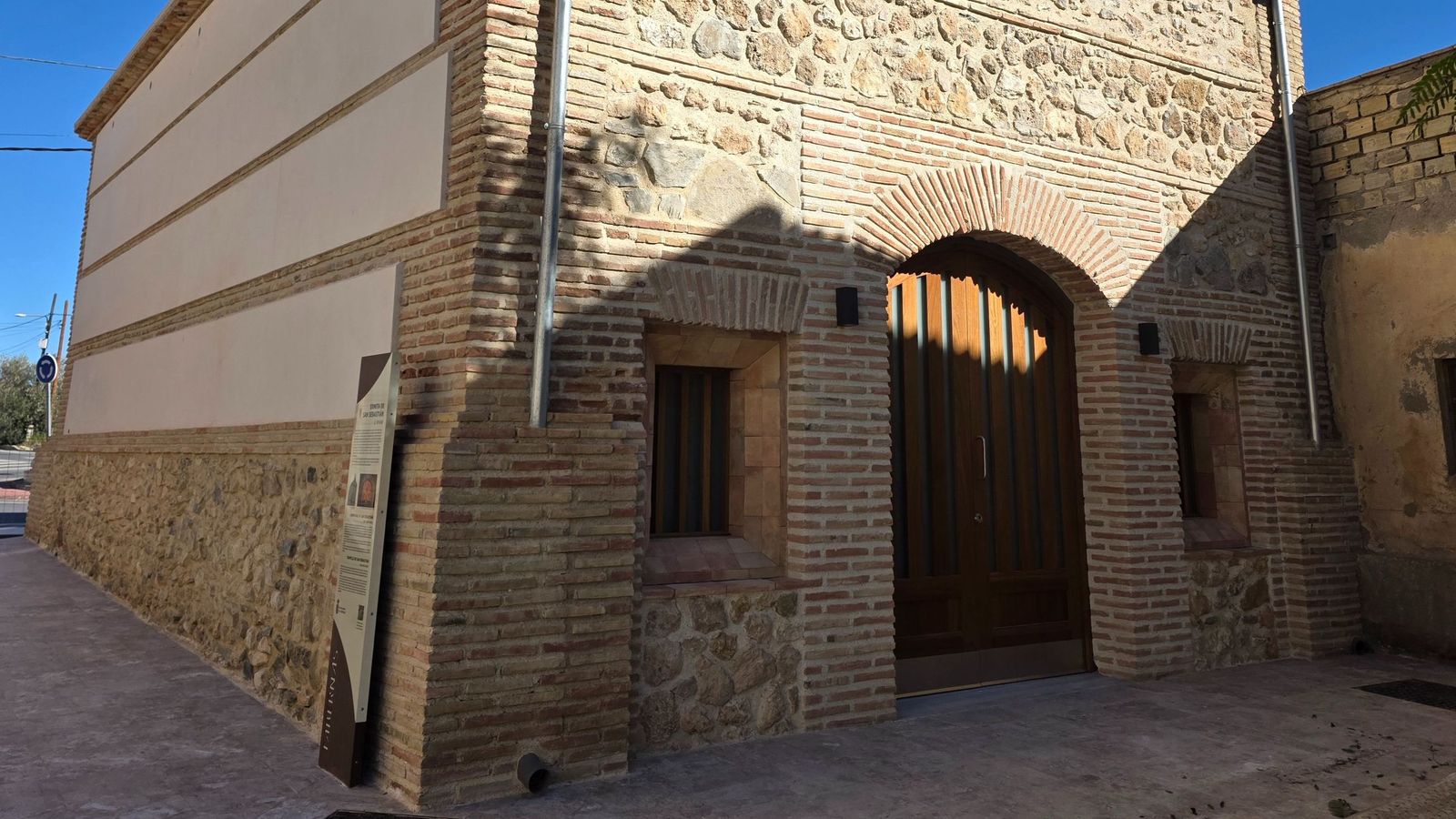Así ha quedado la ermita tras su rehabilitación.