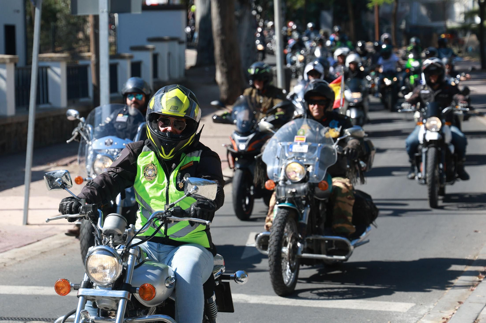 Imágenes de la VI Ruta Solidaria en moto a favor de Cruz Roja