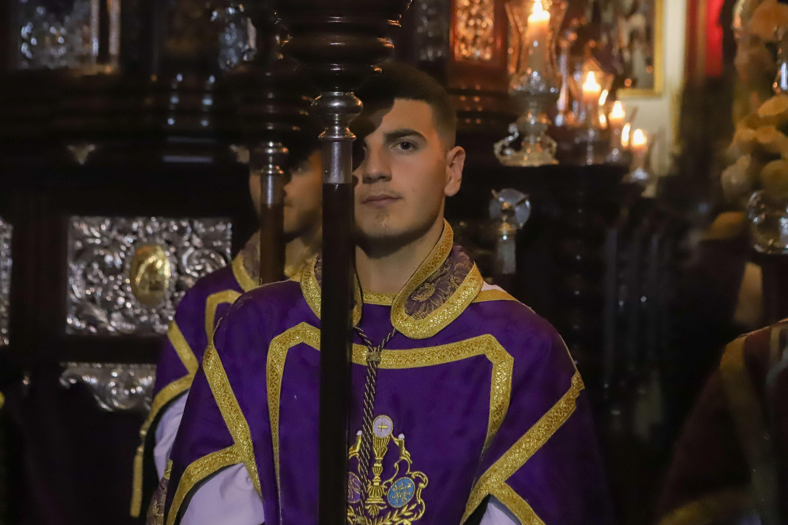 Fotos del Lunes Santo en Tarifa: El huerto y Nuestra Madre de Dios y del Rosario