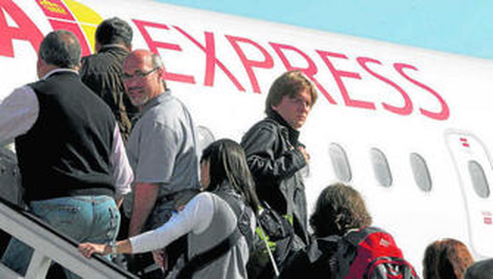 Vuelo inaugural de 'Iberia Express' el pasado mes de julio.