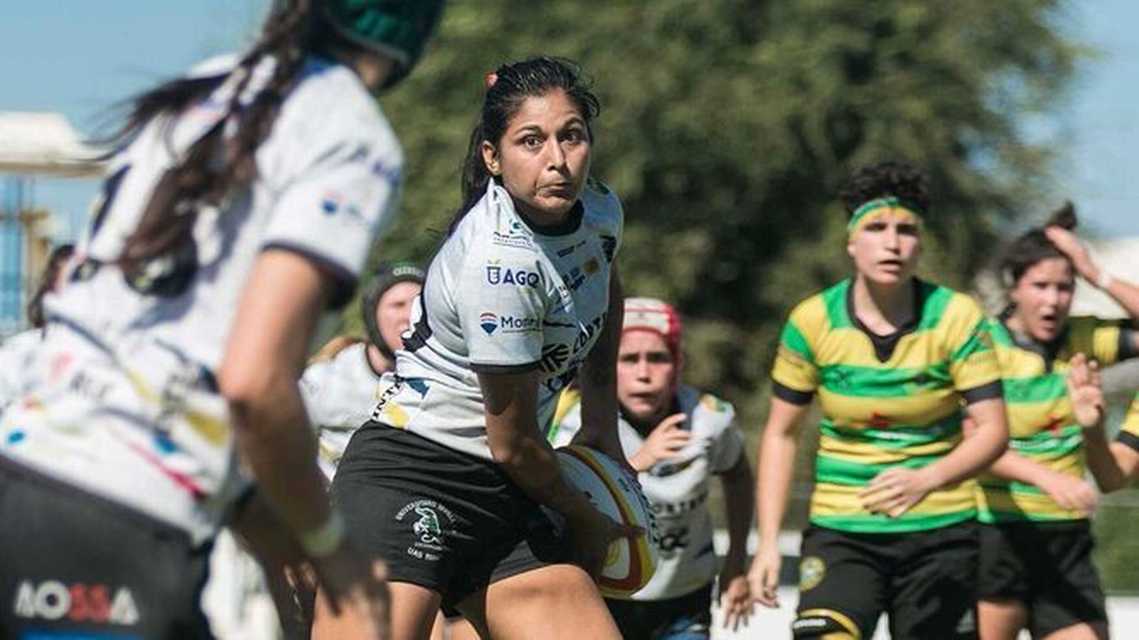 Una imagen del primer partido del Ghenova Cocos contra el Portuense.