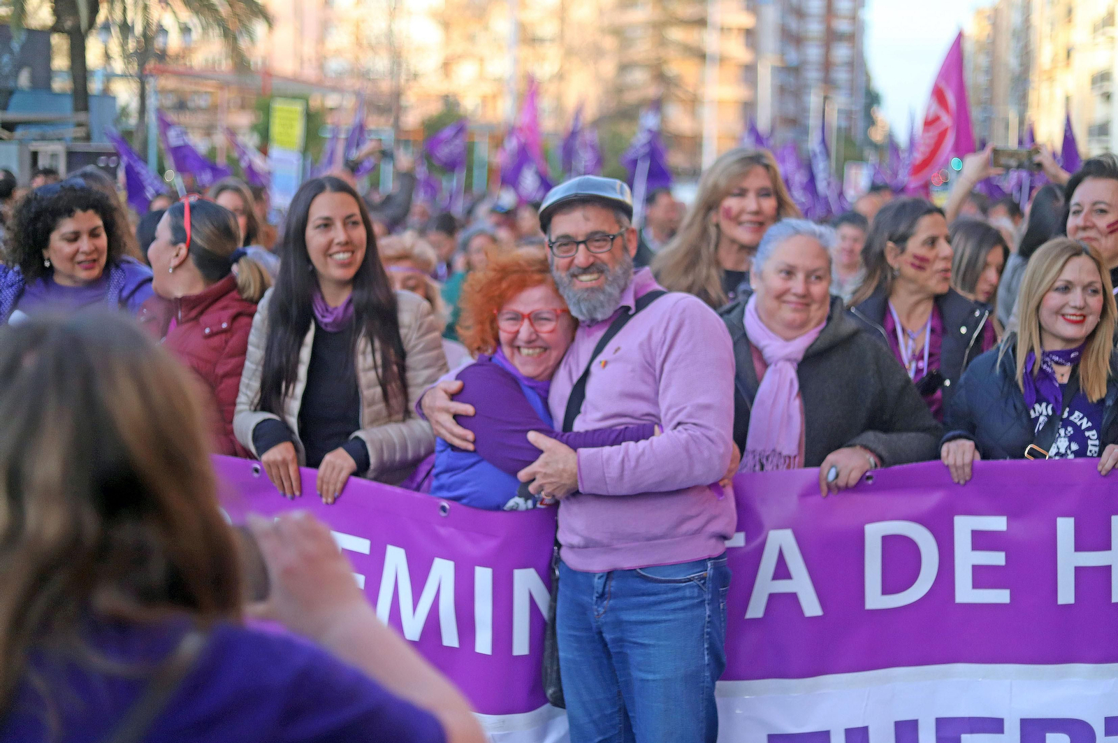Imágenes de la manifestación del 8 de marzo, Día Internacional de la Mujer