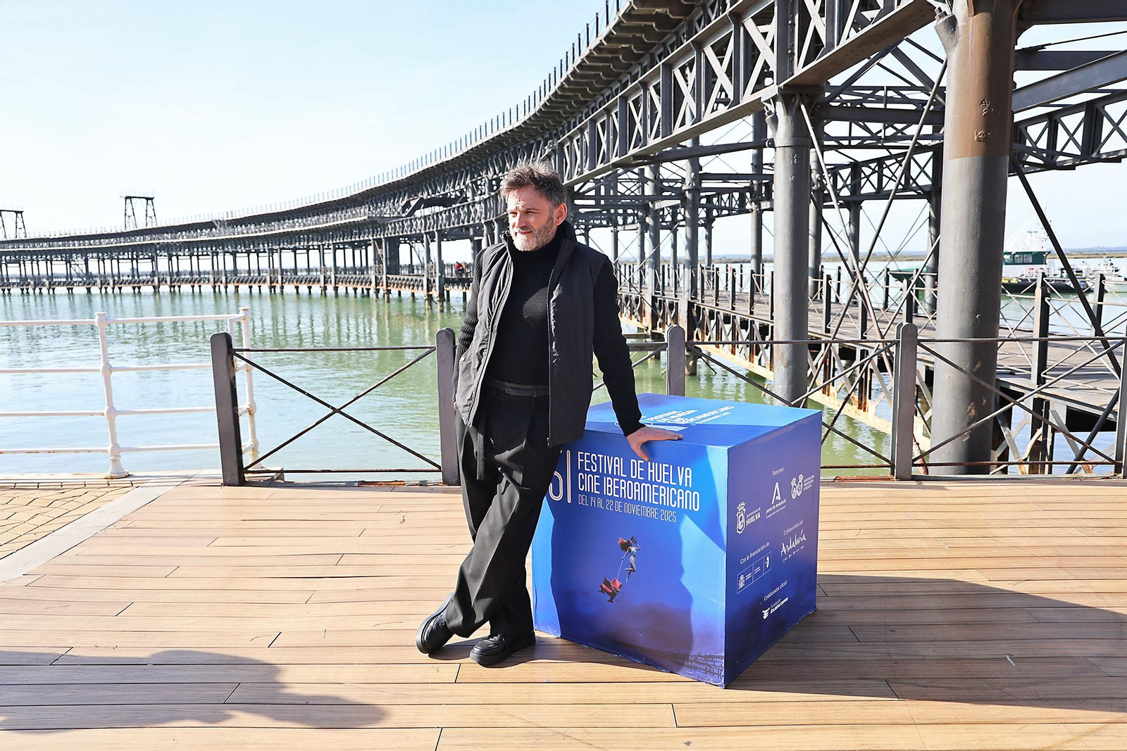 Imágenes de la sesión de fotos con el actor Fernando Tejero para el Festival de Cine Iberoamericano de Huelva