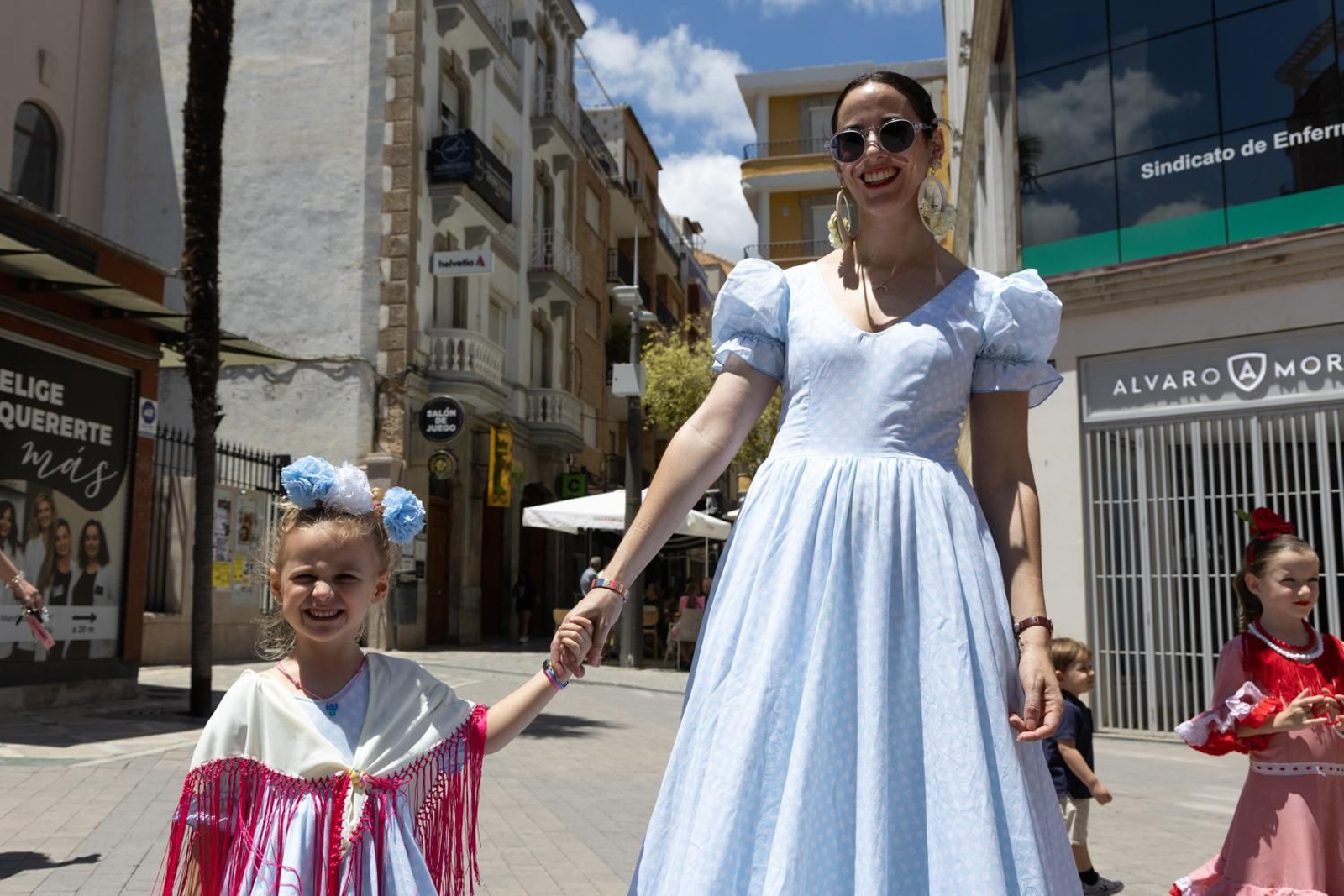 Así ha procesionado la Virgen de la Capilla por Jaén en su día grande.