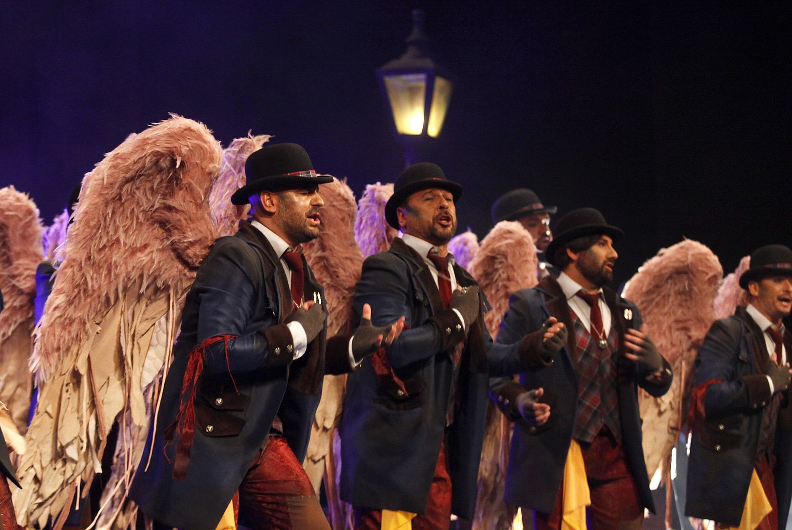 Un momento de una de las actuaciones de 'Los ángeles de la guarda'.