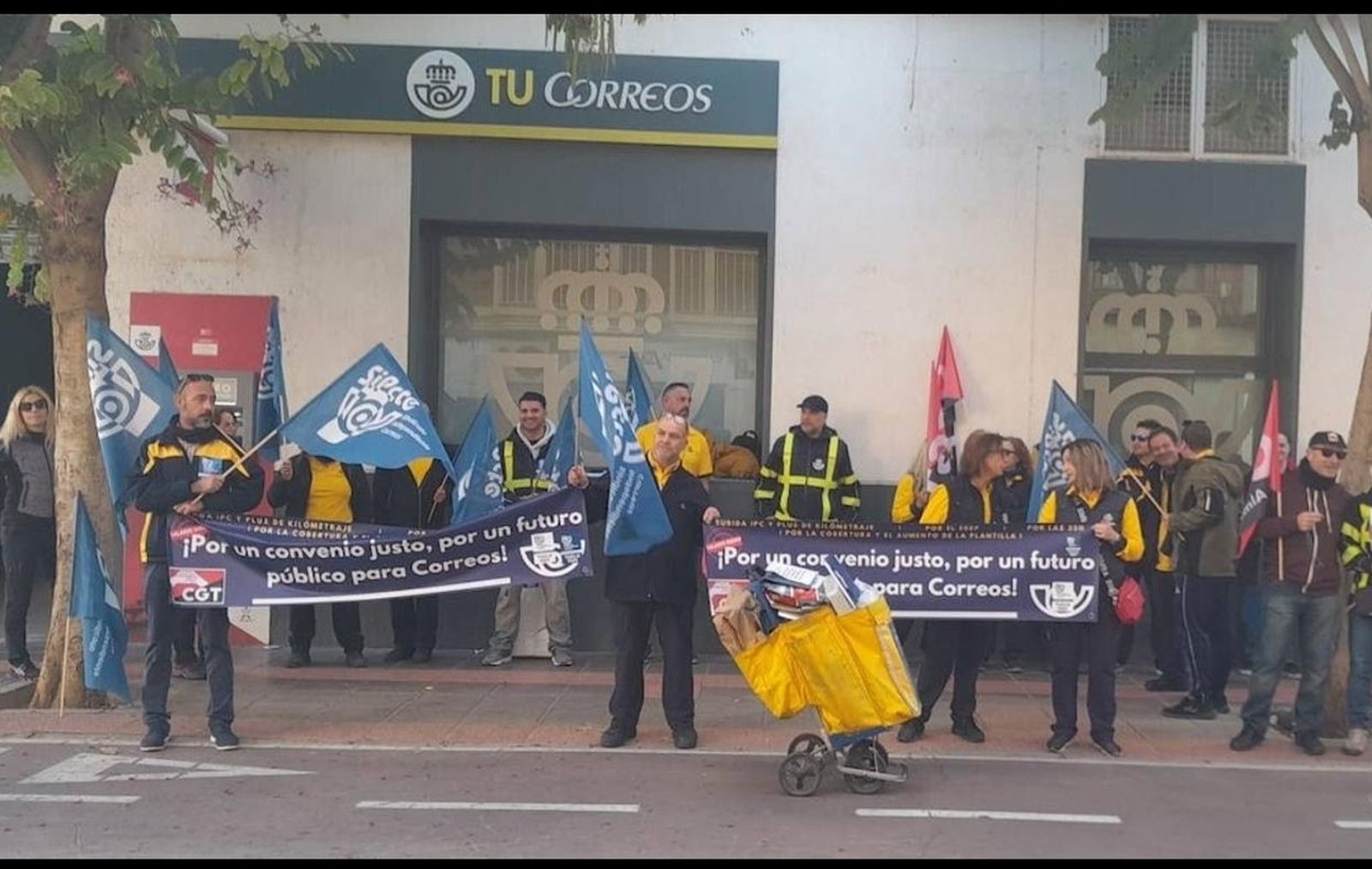 Una de las protestas realizadas por el sindicato SiPcte.