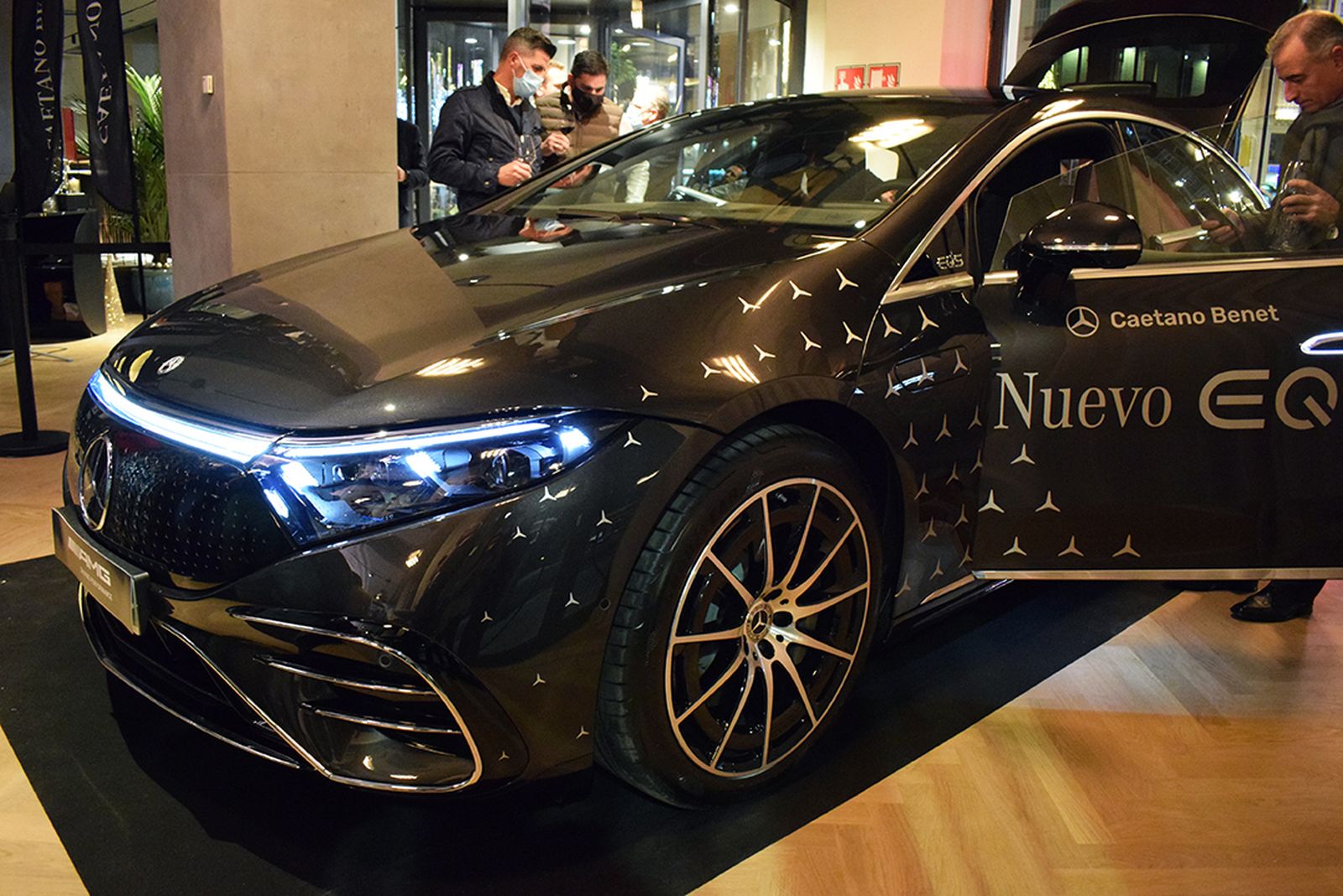 El Mercedes-Benz EQS ya está en Málaga con Caetano Benet