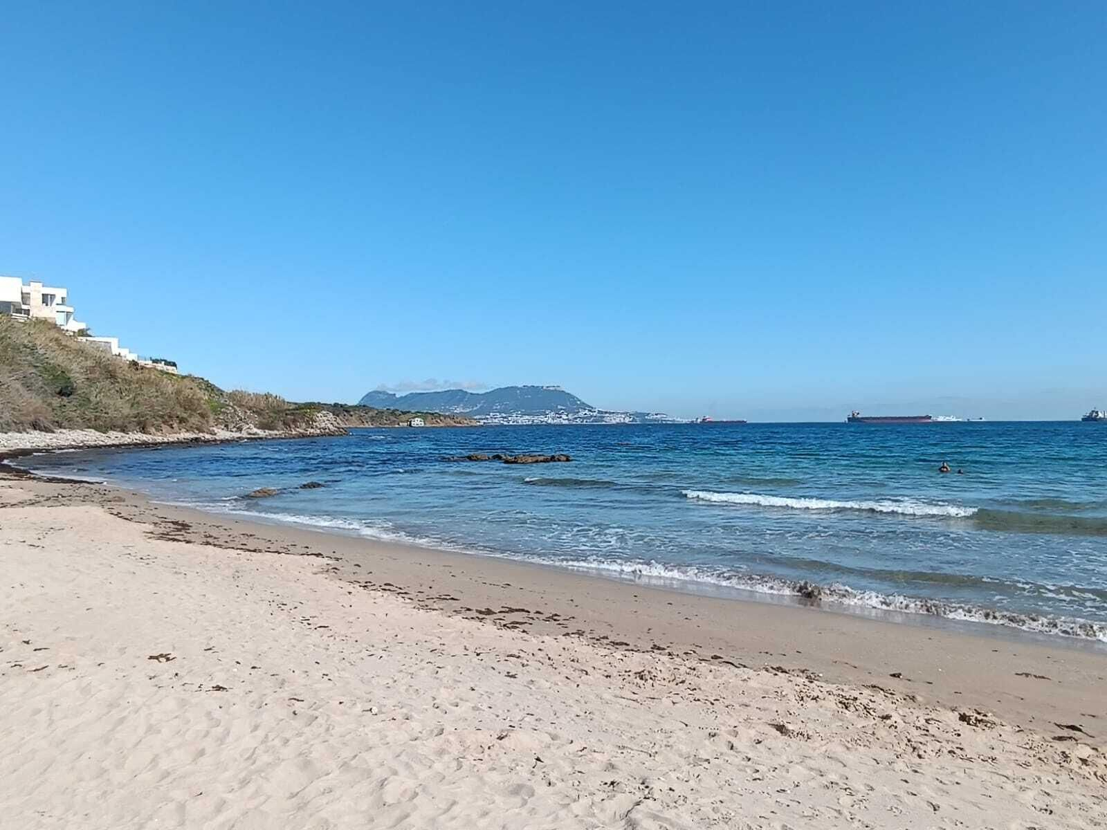 Playa de Getares un día de invierno
