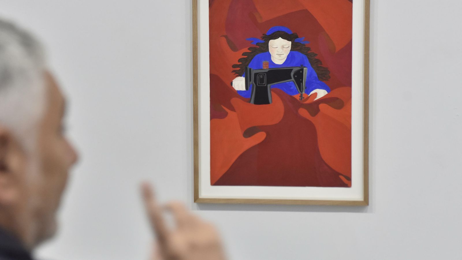 Obra de la artista turca Gulsun Karamustafa.