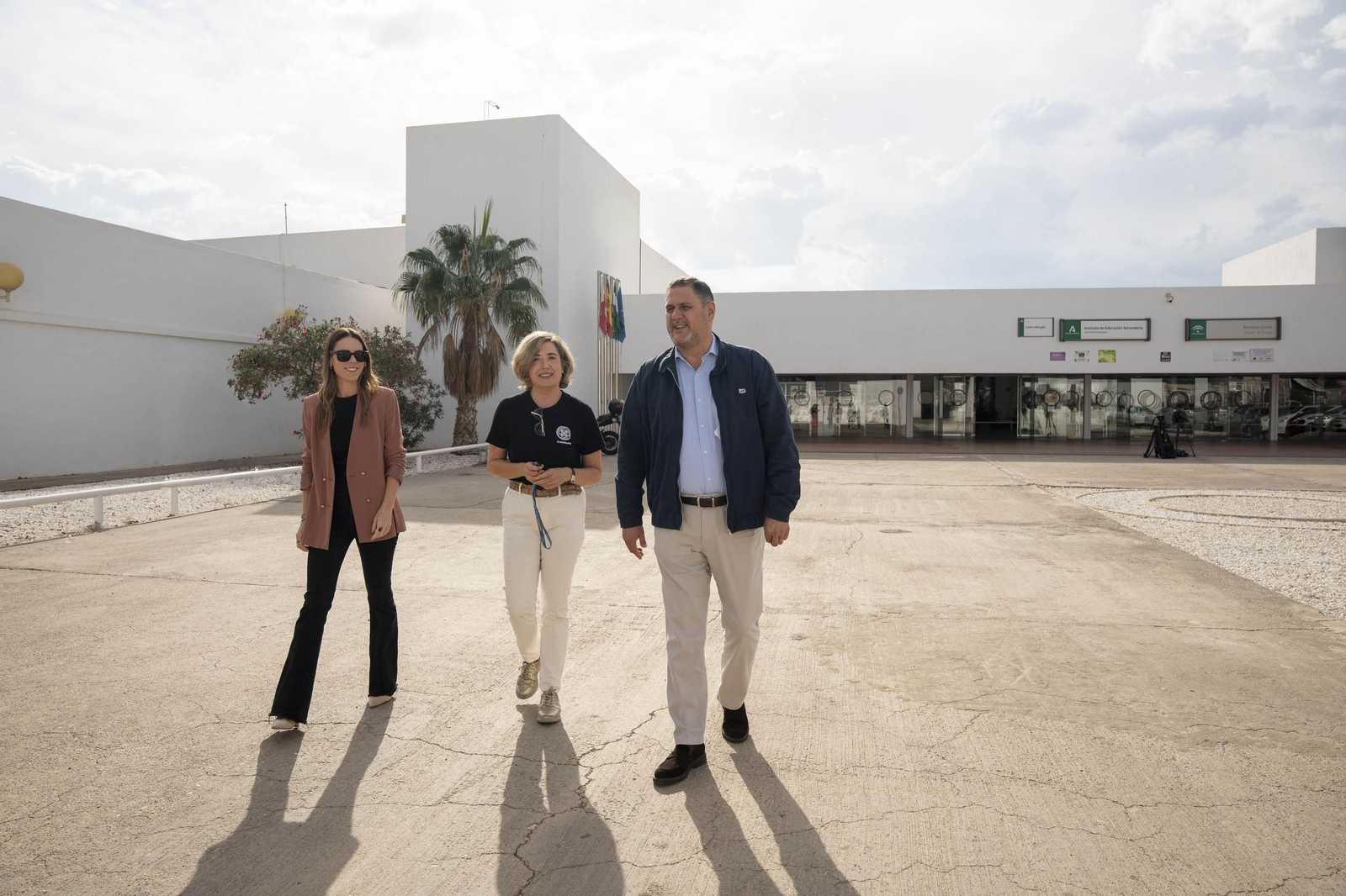 Visitamos el IES Sol de Portocarrero de La Cañada de San Urbano para ver las nuevas infraestructuras para FP en los centros educativos de la provincia de Almería, en imágenes