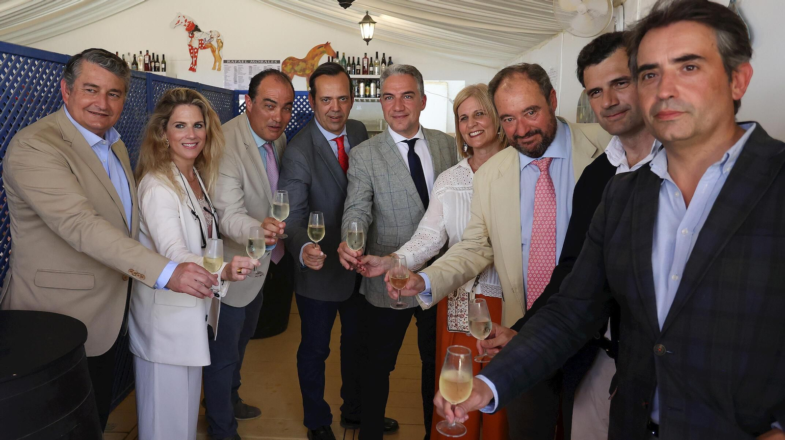 Antonio Sanz, Ana Mestre, David Fernández, Daniel Lamparero, Elías Bendodo, María José García Pelayo, Tomás Valiente, Bruno García y Antonio Saldaña.