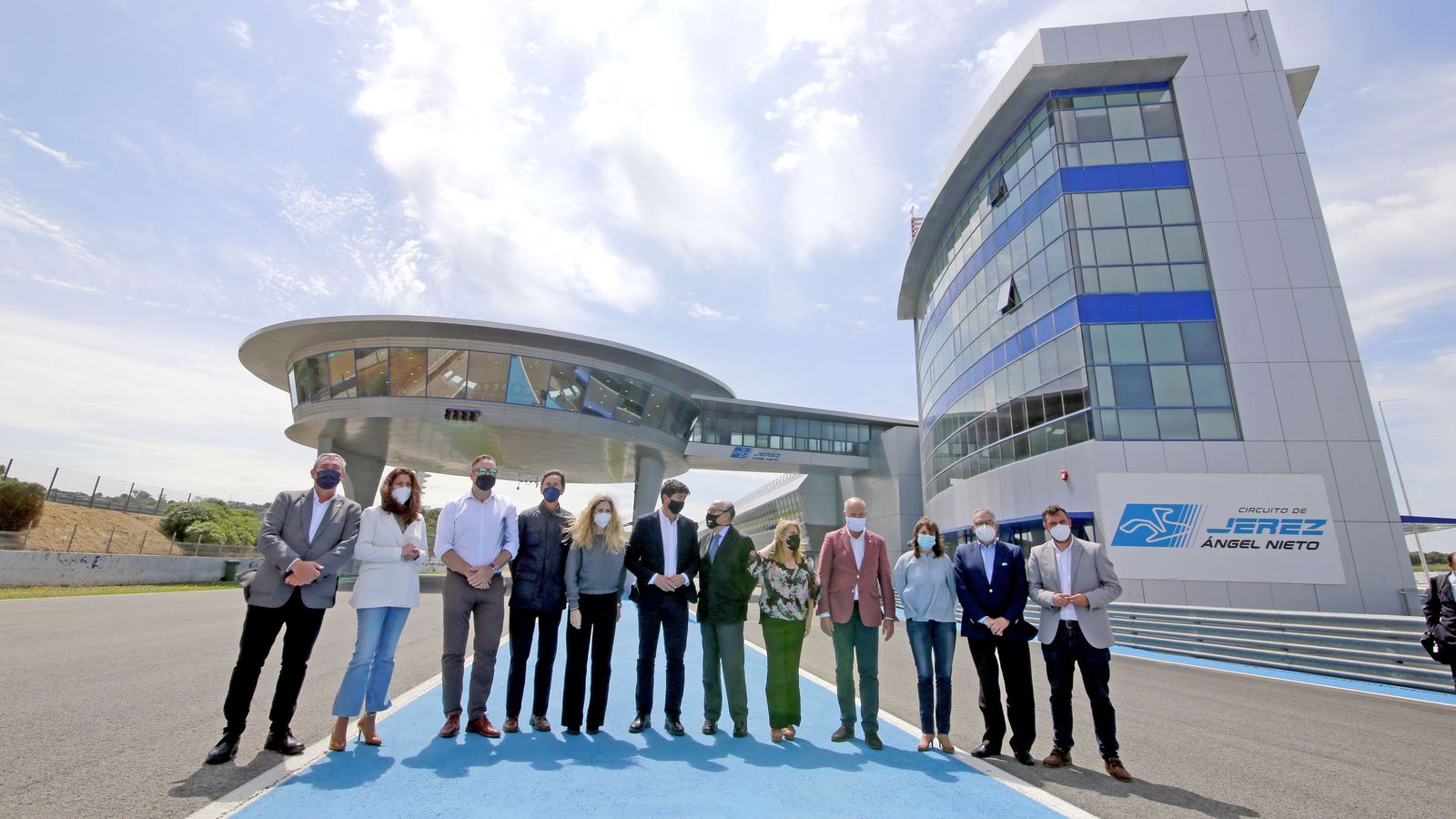 Presentación del G.P. de España en el Circuito de Jerez - Ángel Nieto