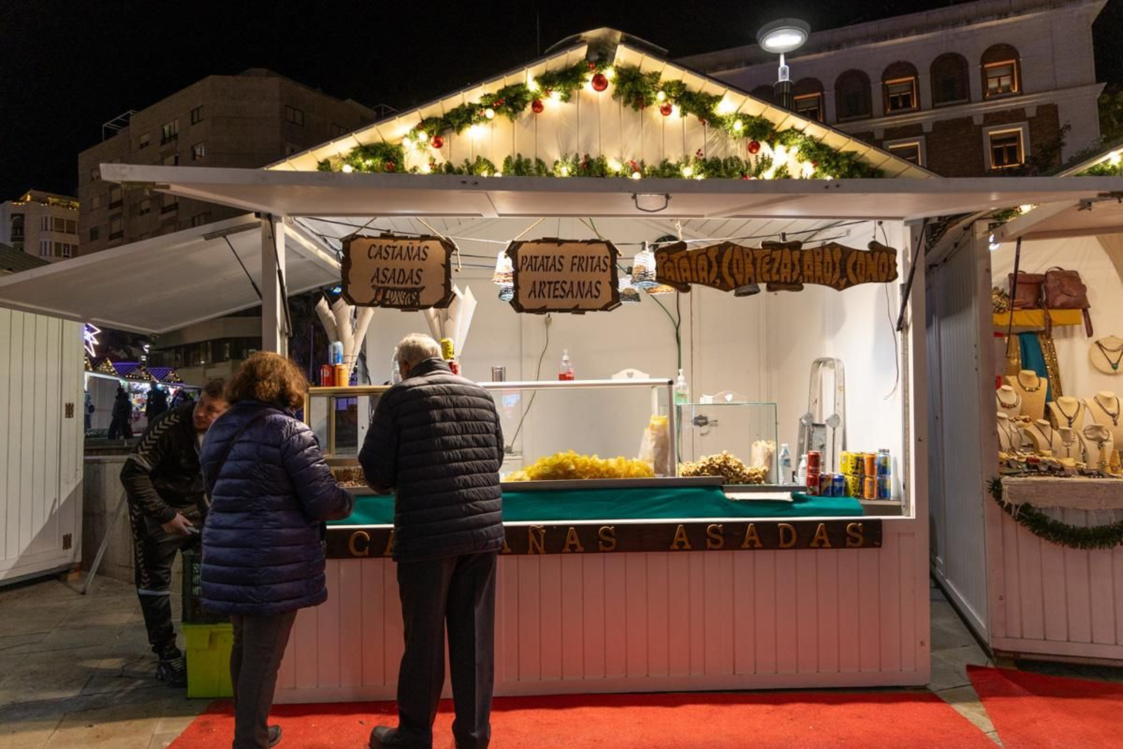 El Mercado de la Navidad de Jaén está en la Plaza de la Constitución.