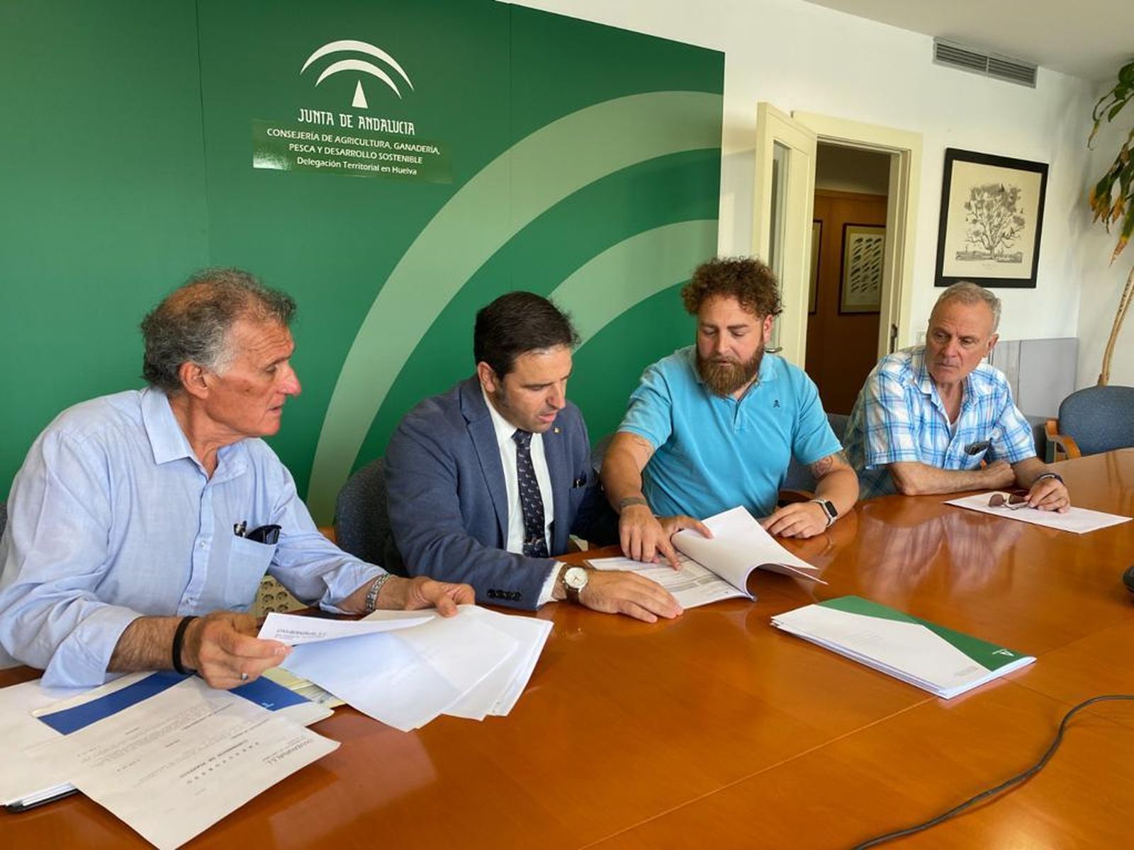 Reunión con el delegado de Sostenibilidad.