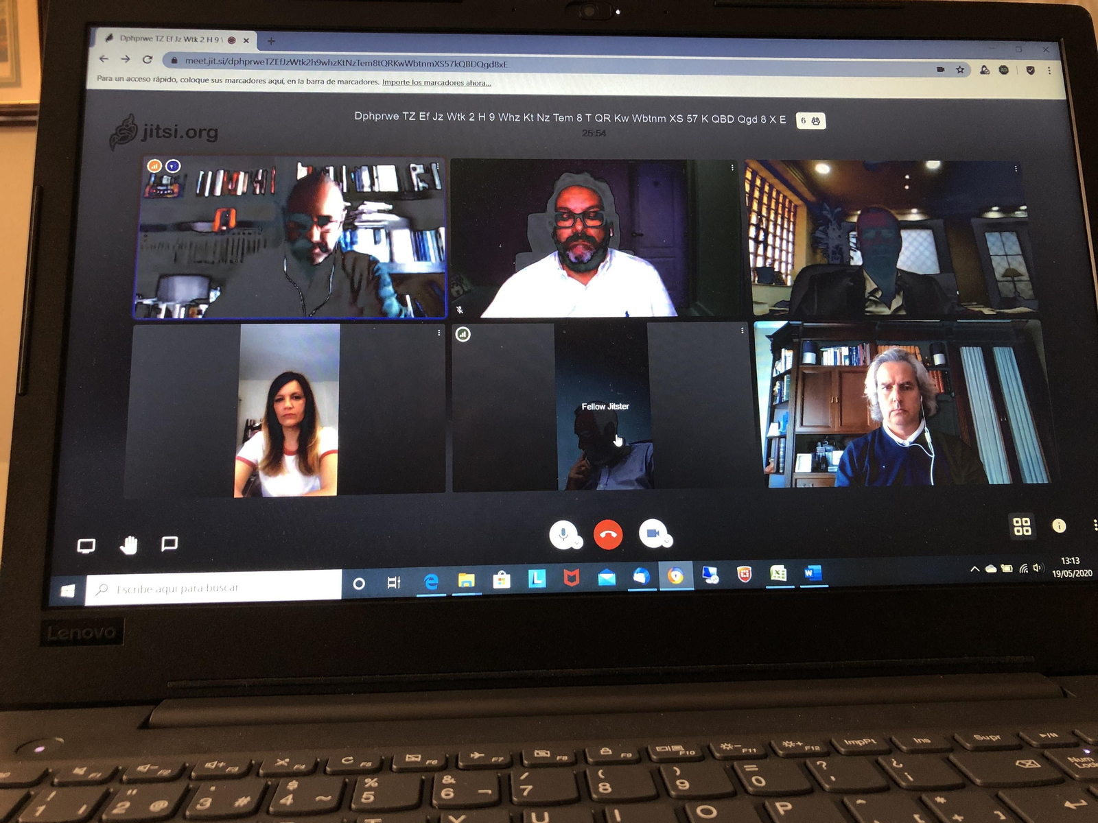 Reunión telemática del Patronato con representantes del sector.