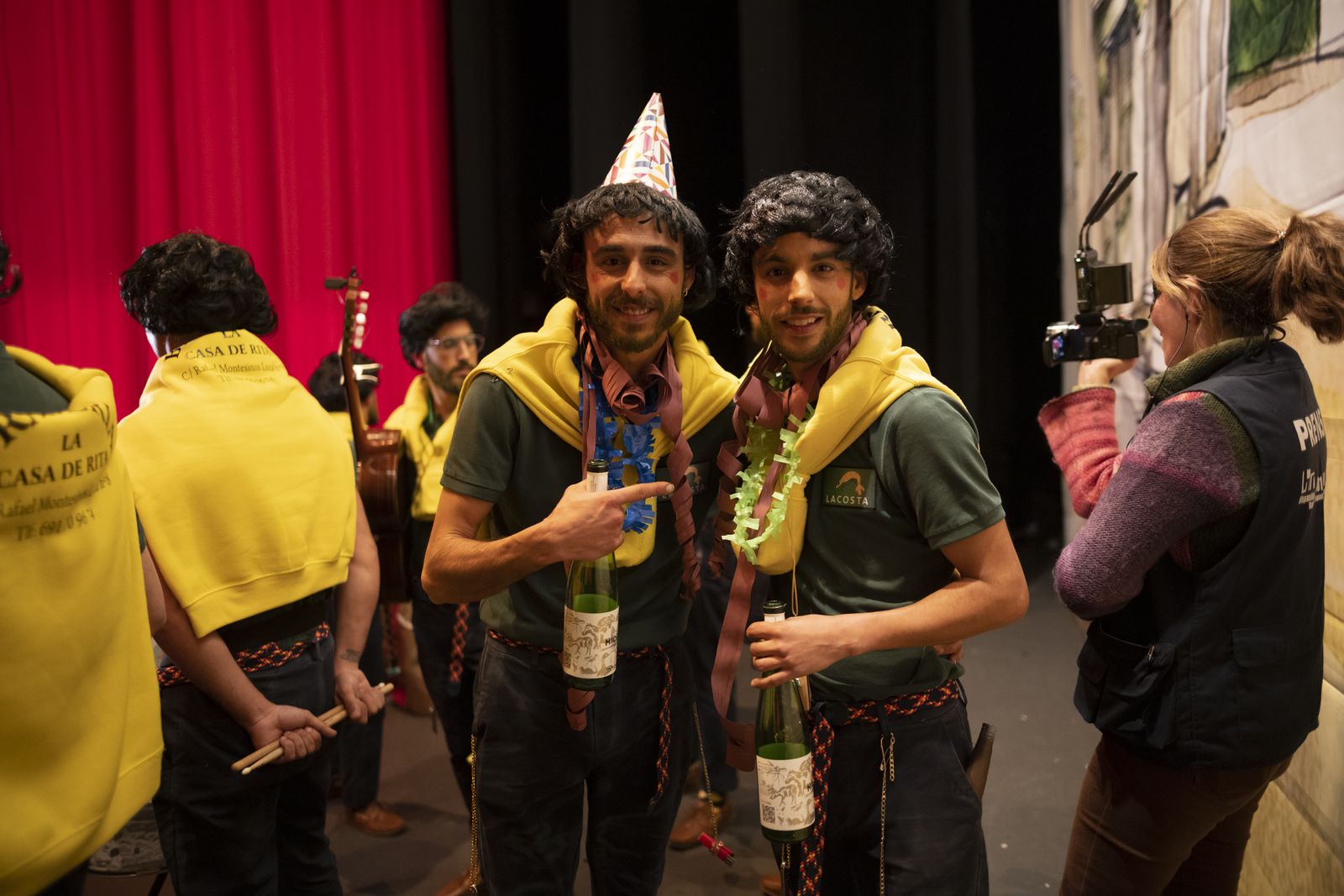 Ambiente en la final  del Carnaval Colombino