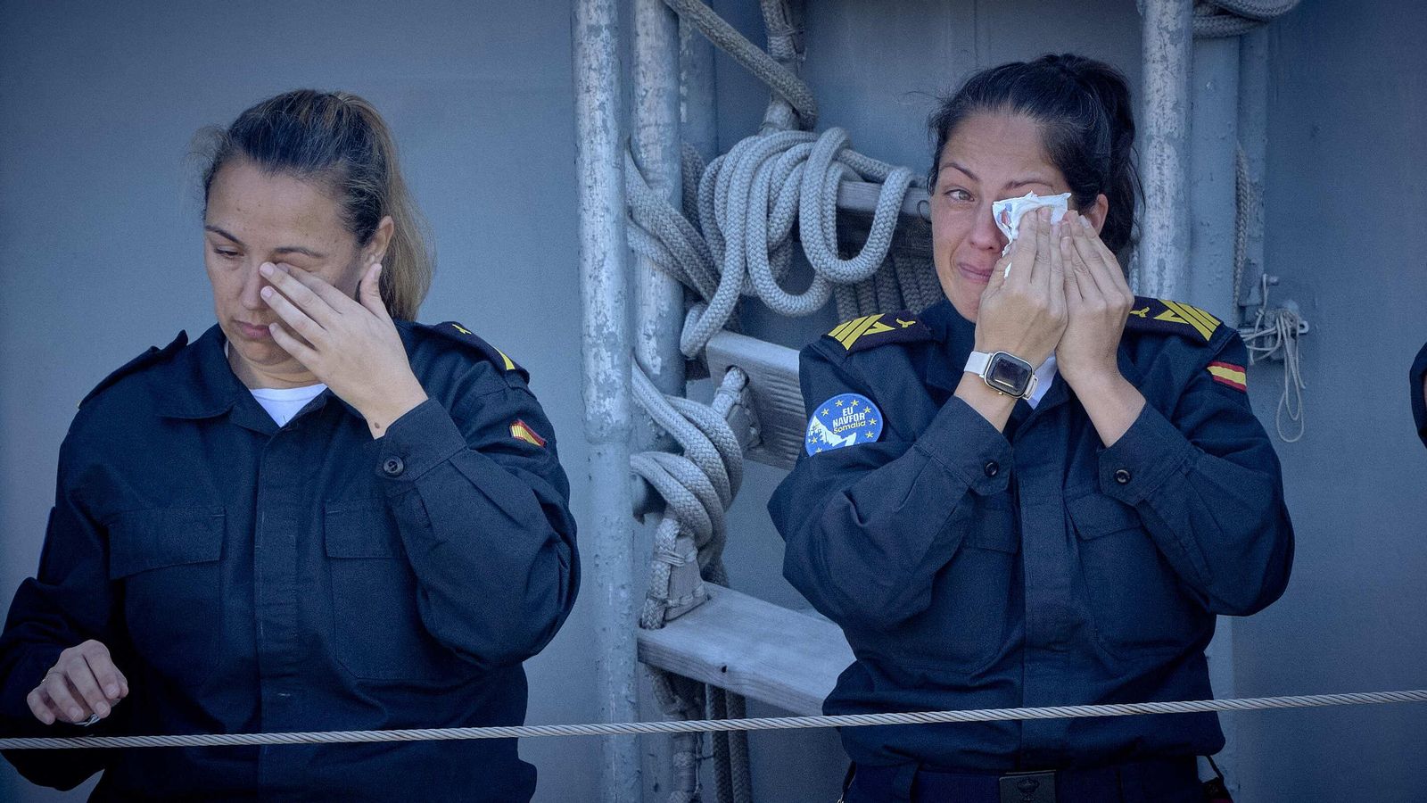 Regreso a Rota de la fragata 'Reina Sofía'