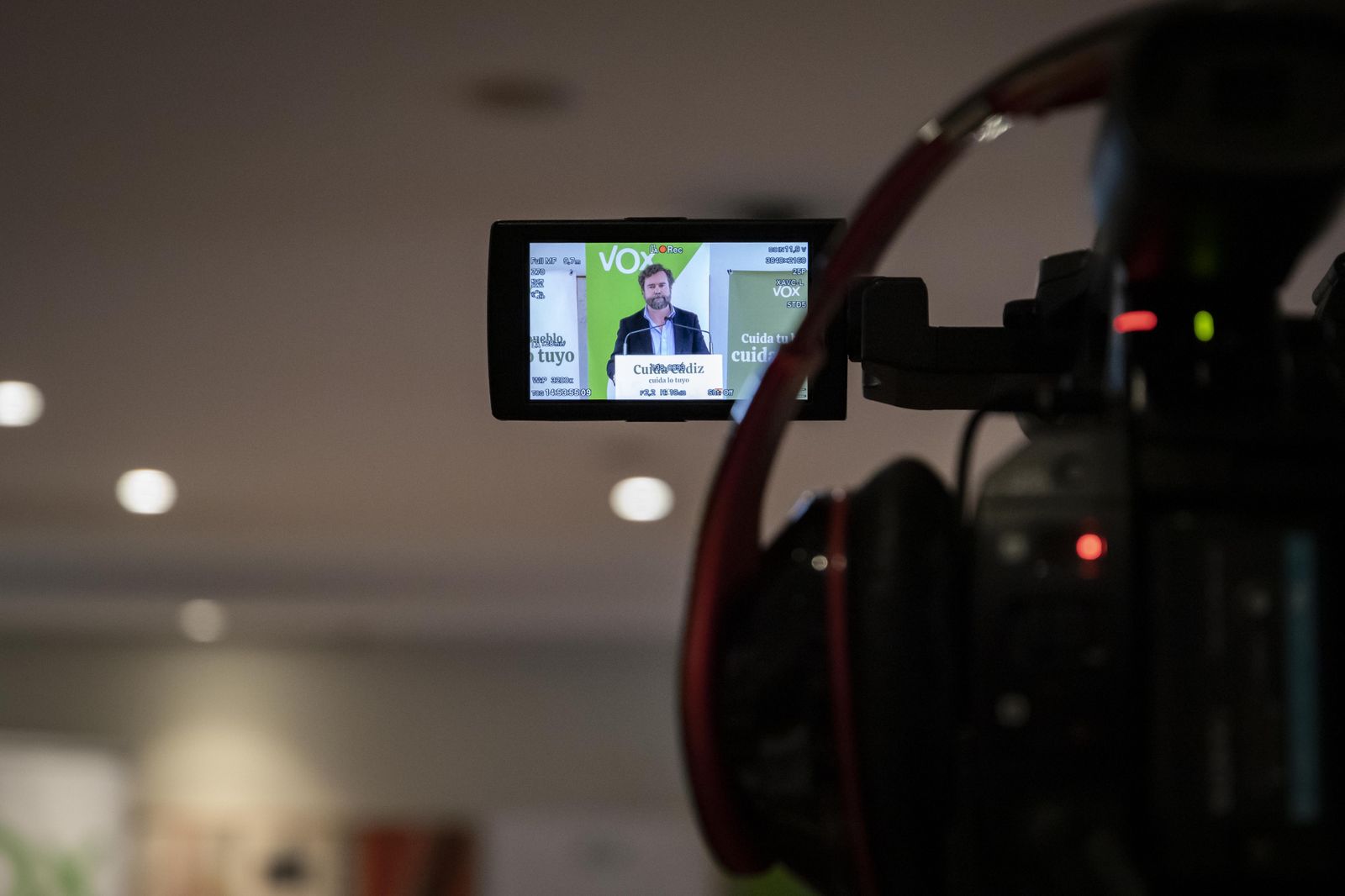 Espinosa de los Monteros, en un mitin de Vox en Jerez