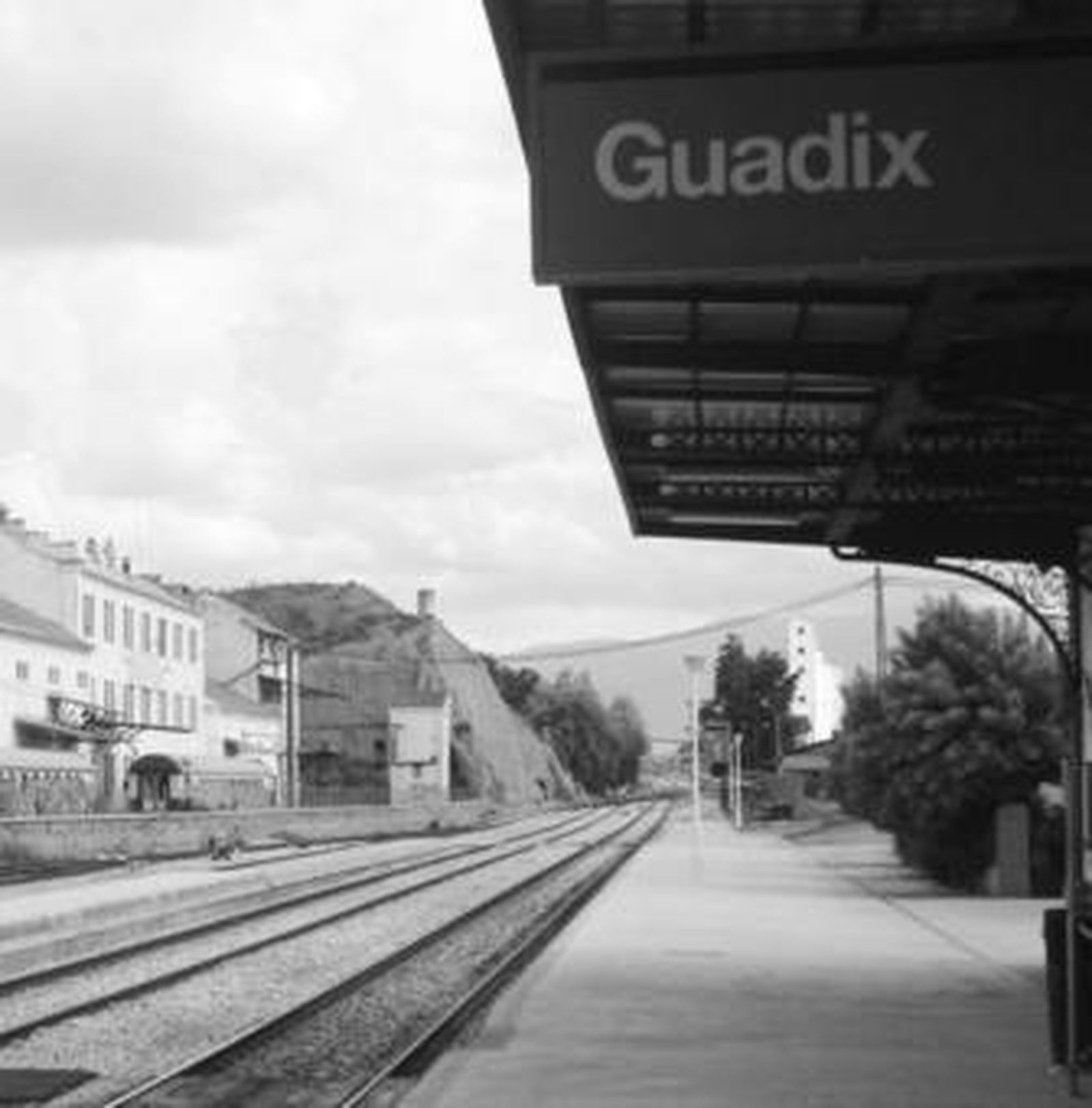 El libro alude a la estación de Guadix.