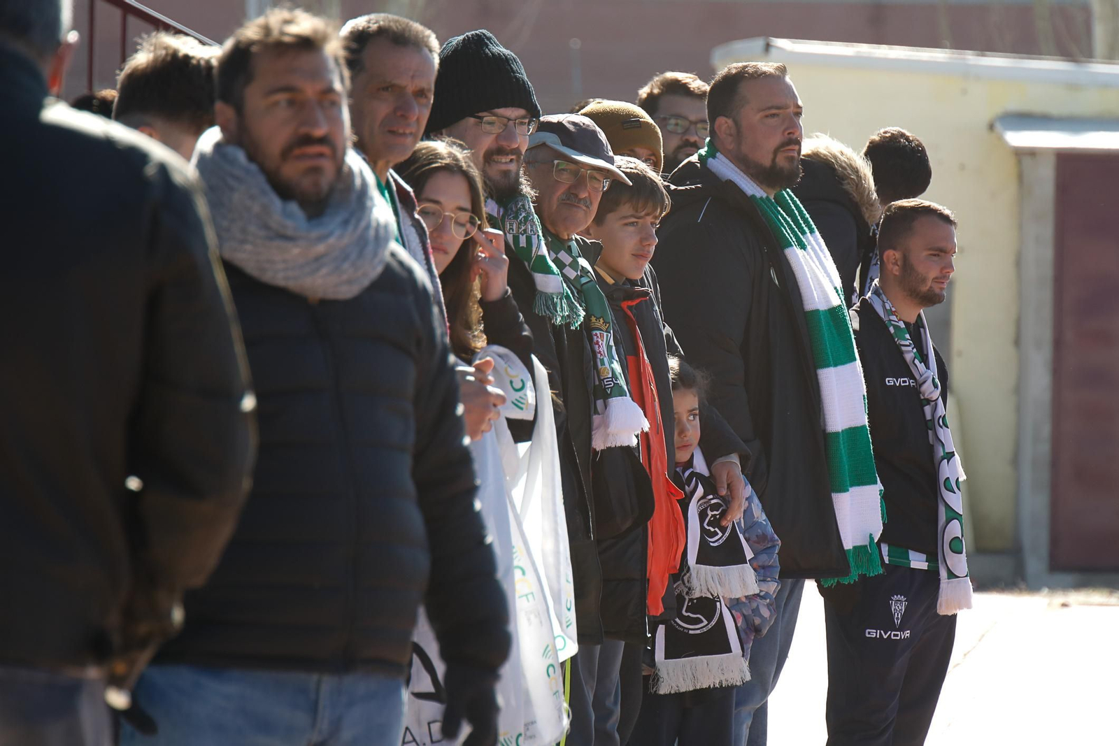 Las fotos de la afición del Córdoba CF en la visita a Unionistas