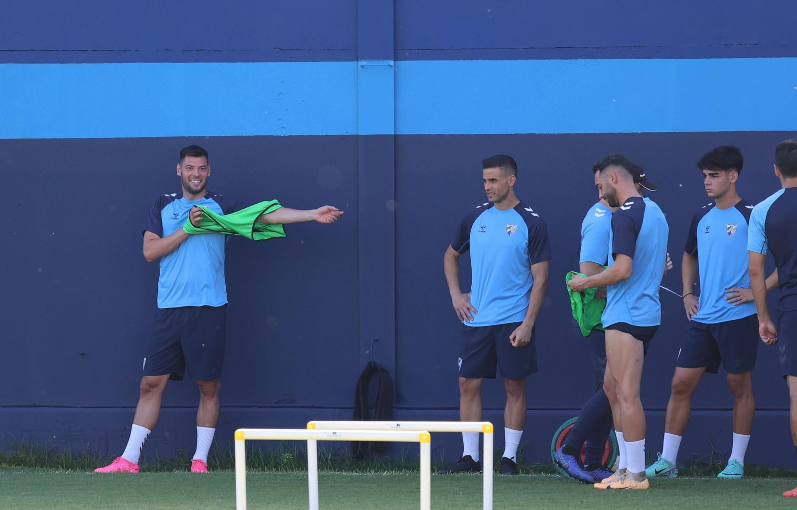 El primer entrenamiento de Roko Baturina y Luismi Sánchez, en fotos