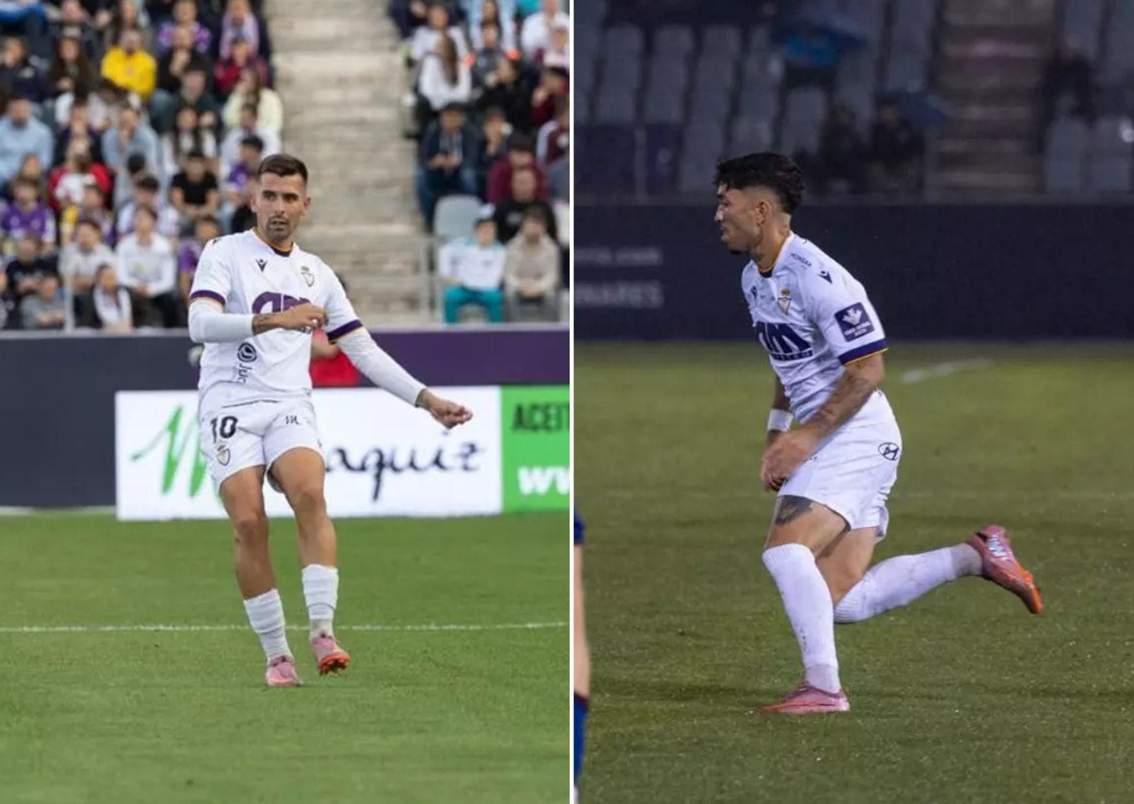 A la izquierda, Adri Paz, y a la derecha, Óscar Lozano.