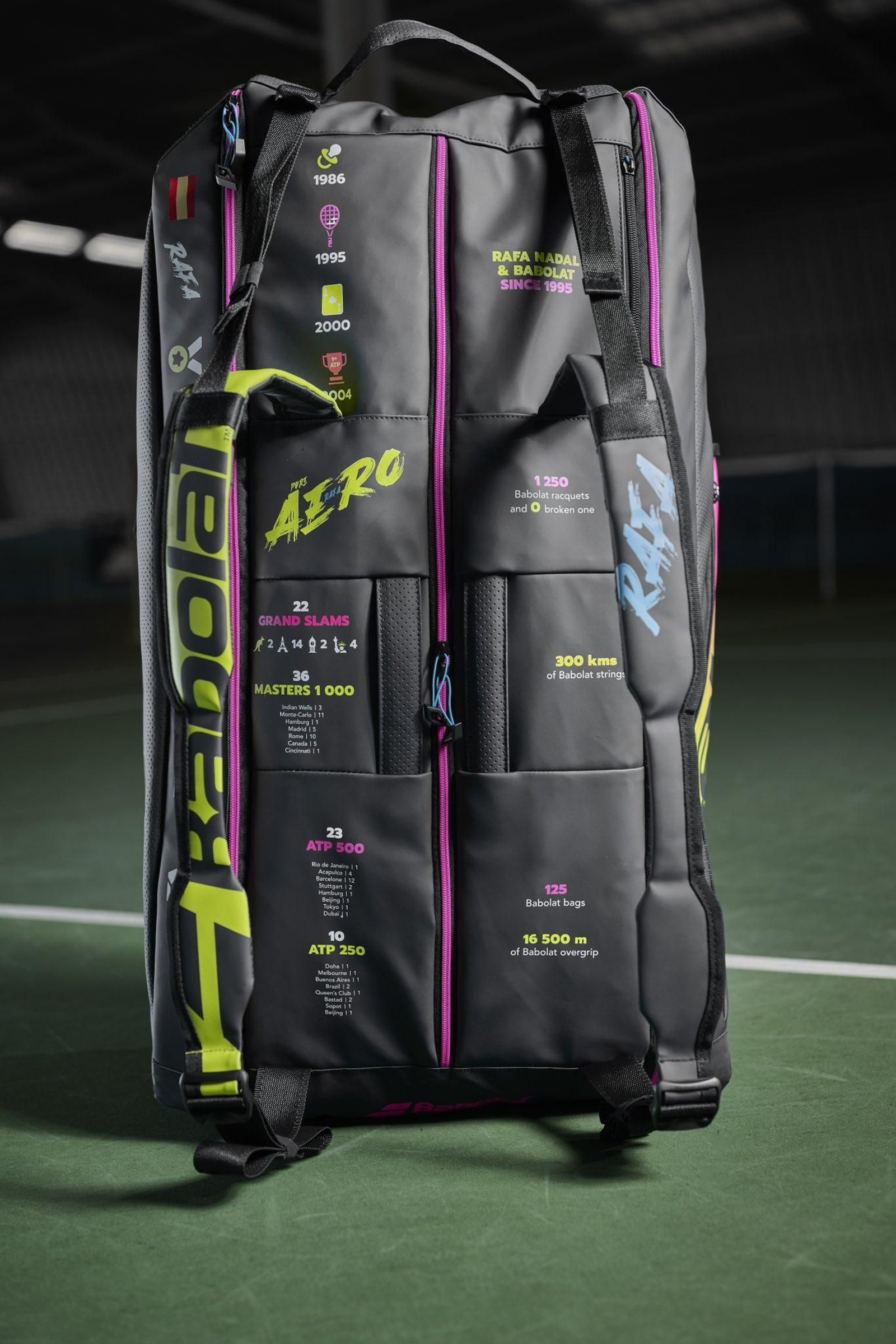 El homenaje de Babolat, la marca de raquetas de toda su vida, a Rafa Nadal