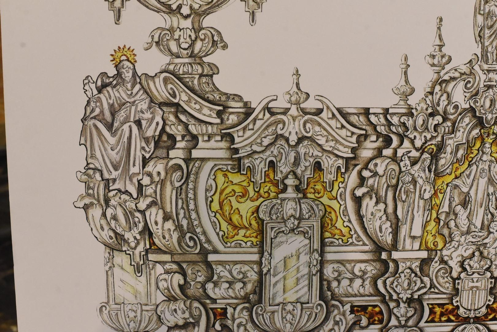 La Quinta Angustia de Córdoba presenta el diseño del paso del Señor del Soberano Poder