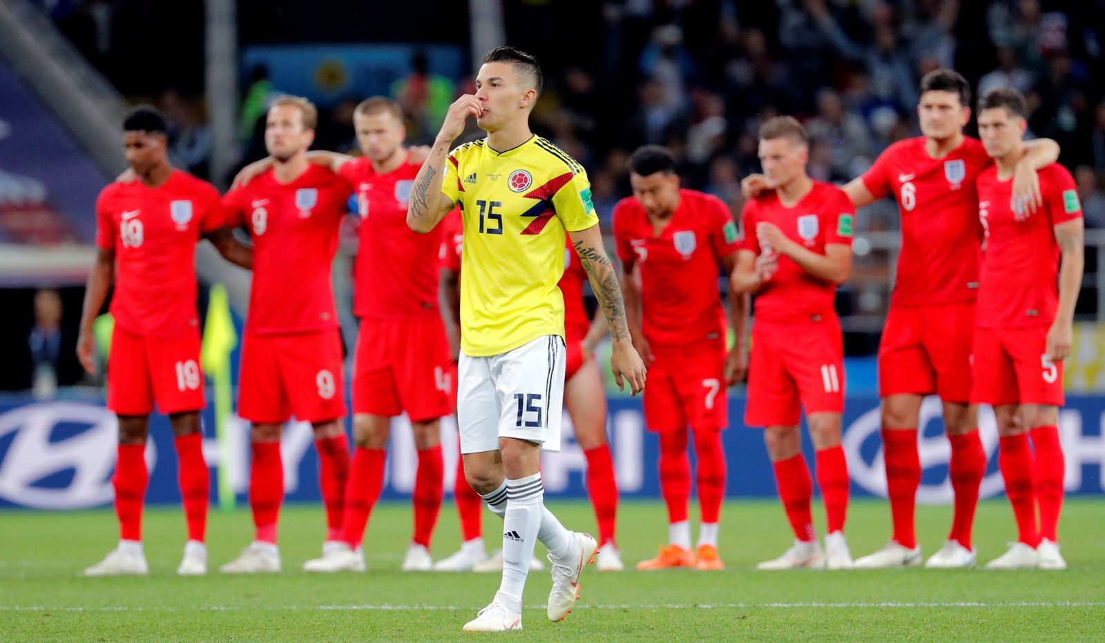 Los lanzamientos de penaltis del Colombia-Inglaterra