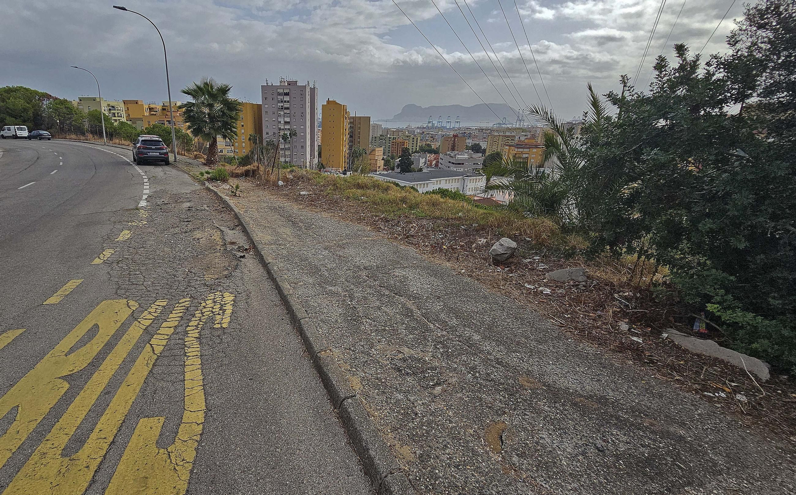 Fotos de los desperfectos en la barriada del Liang Shan Po en Algeciras