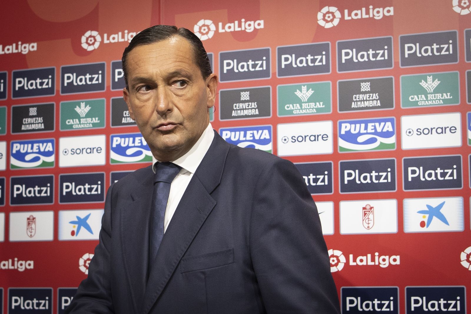 El nuevo director general del Granada CF en Los Cármenes.