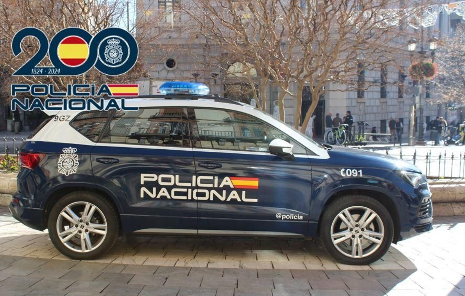 Imagen de archivo de un vehículo de la Policía Nacional