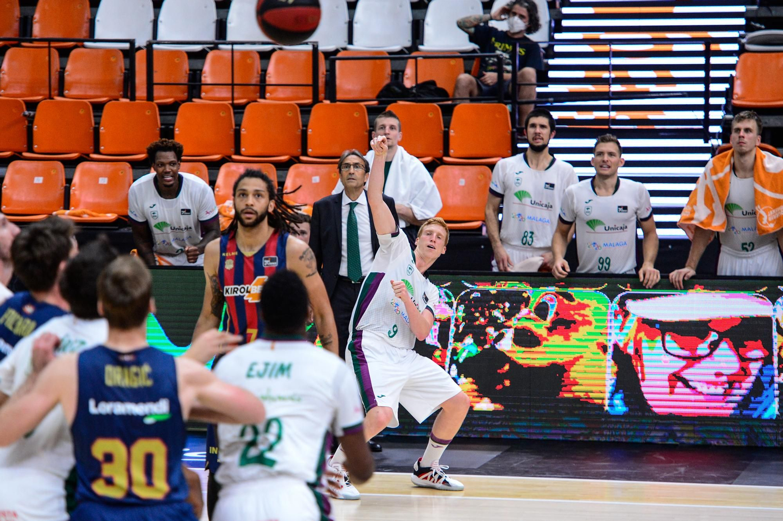 El Baskonia-Unicaja, en fotos
