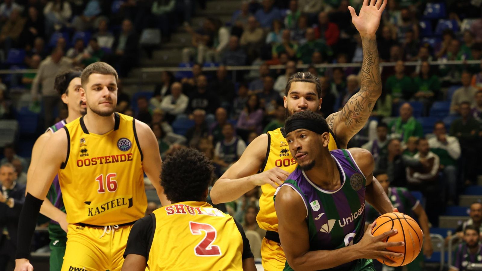 El Unicaja - Filou Oostende de BCL, en fotos
