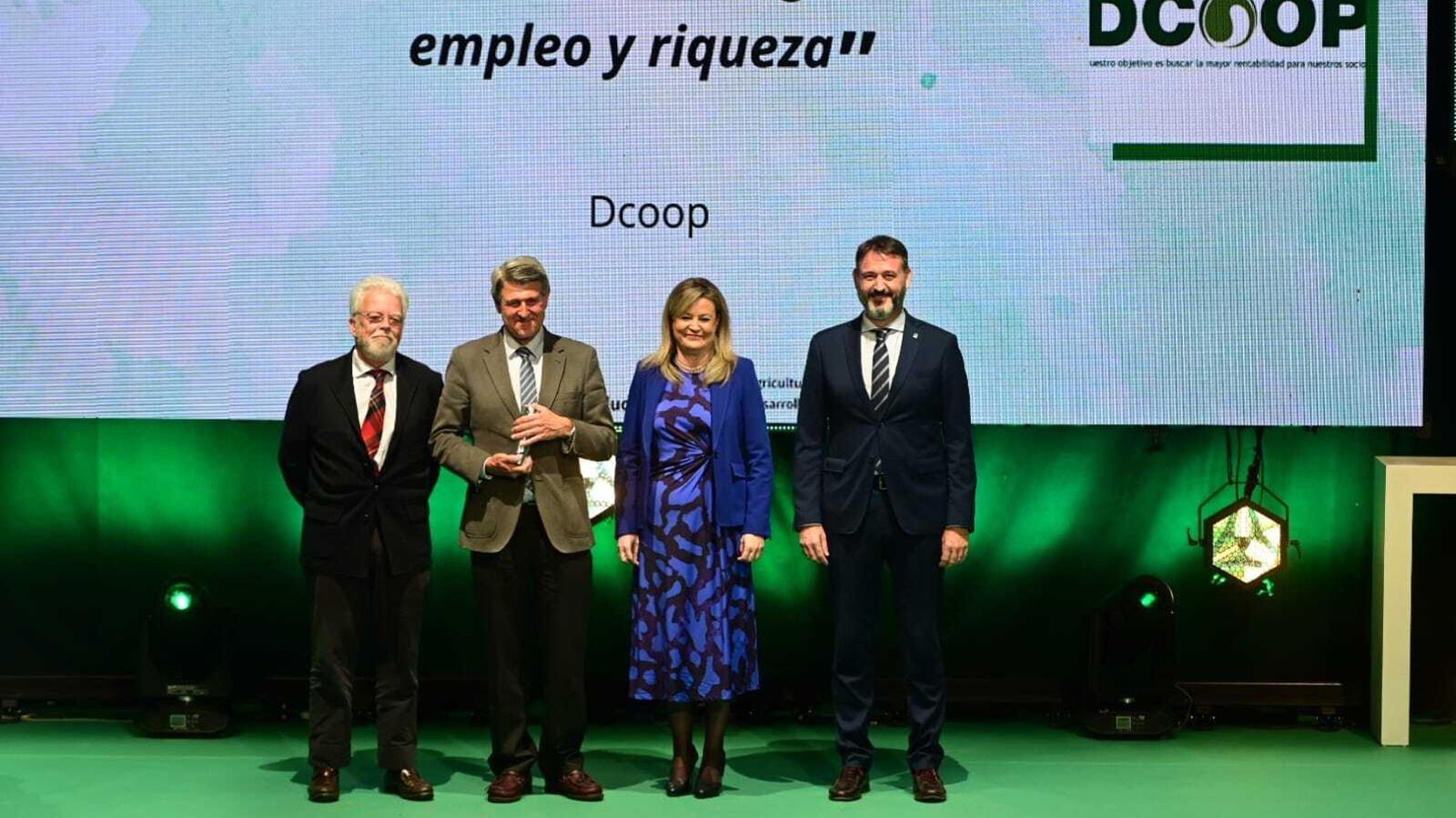 El premio a Dcoop por su Iniciativa innovadora.