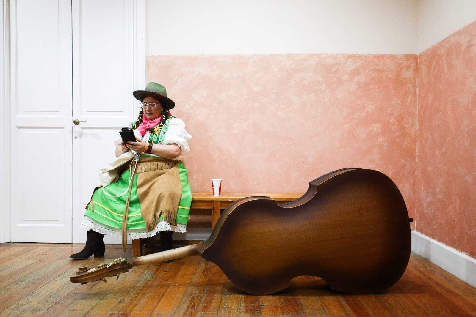 Ambiente en camerinos