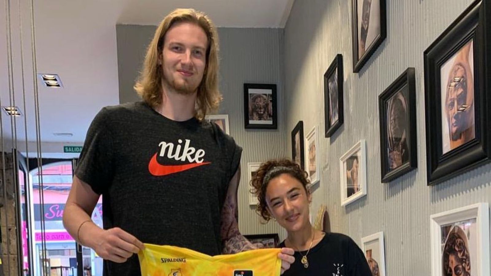 Balcerowski y Angela.