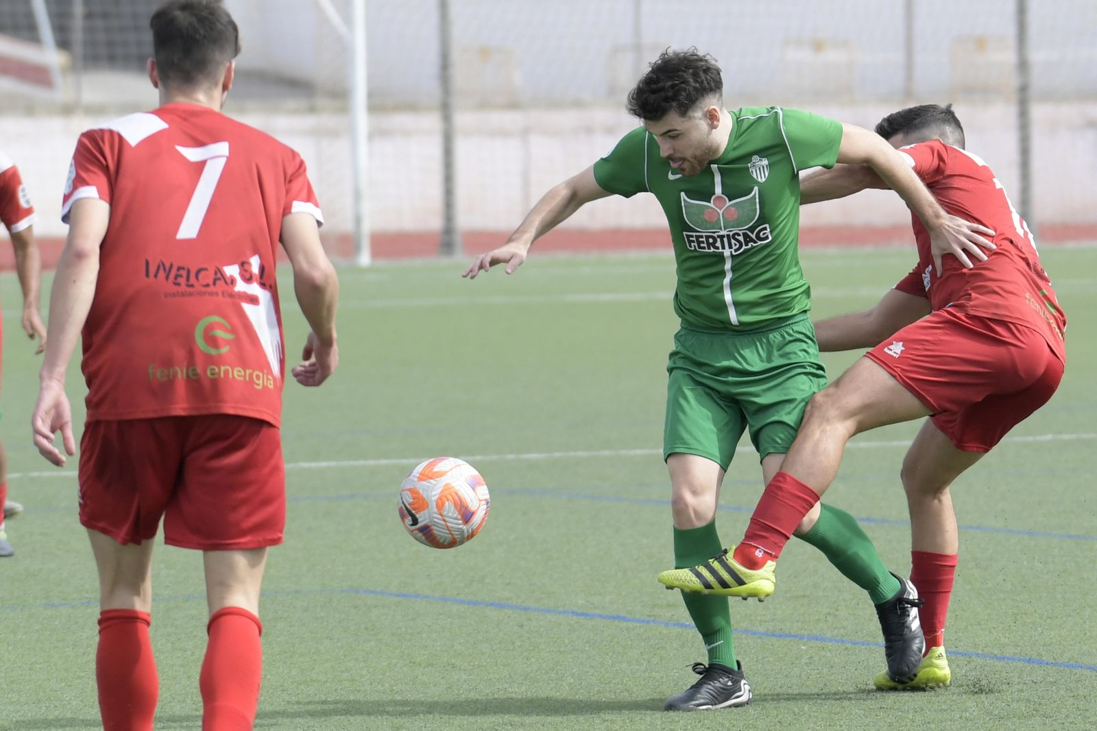 Imagen del encuentro entre el Atarfe y el Casabermeja