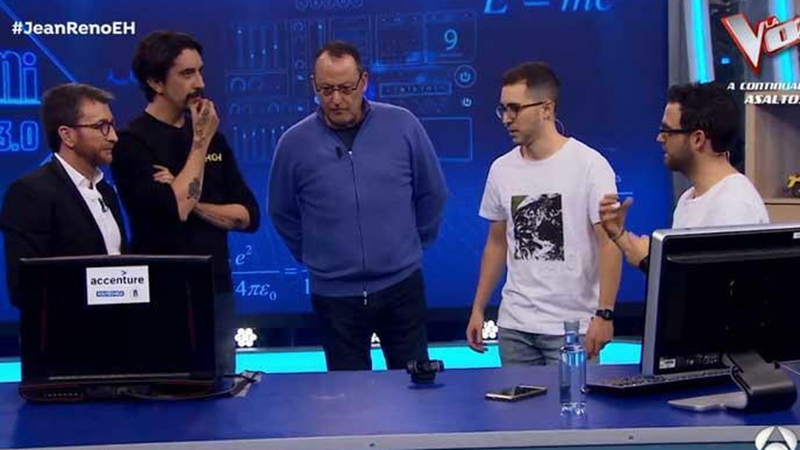 Pablo Motos con los científicos granadinos en El Hormiguero.