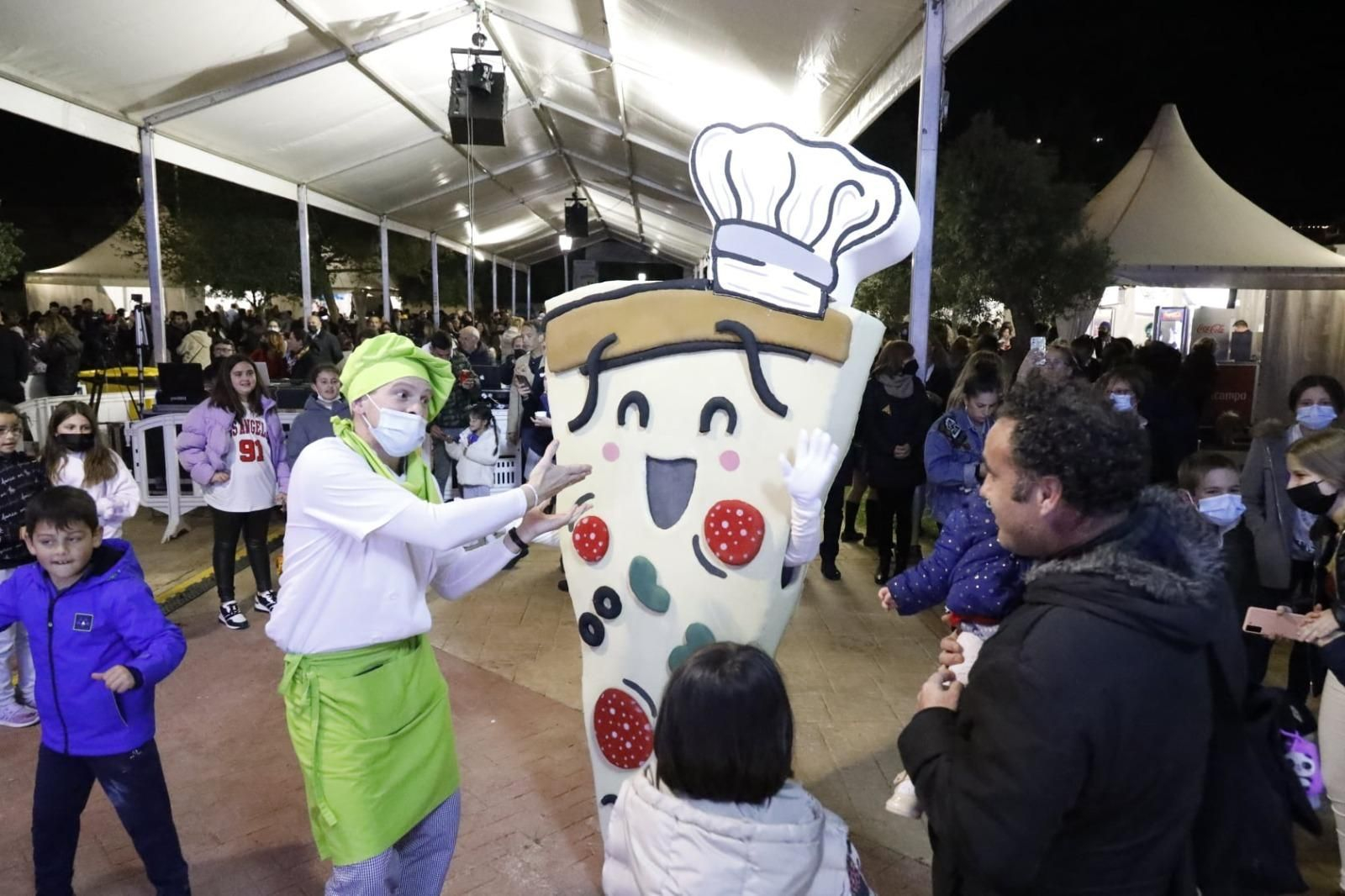 Inauguración del Festival de la Pizza de Rota.