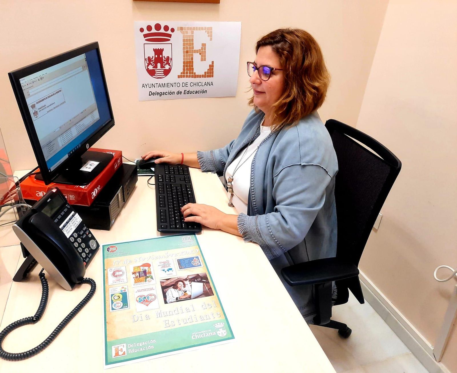 La delegada municipal de Educación, Esther Gómez, en una imagen de archivo.