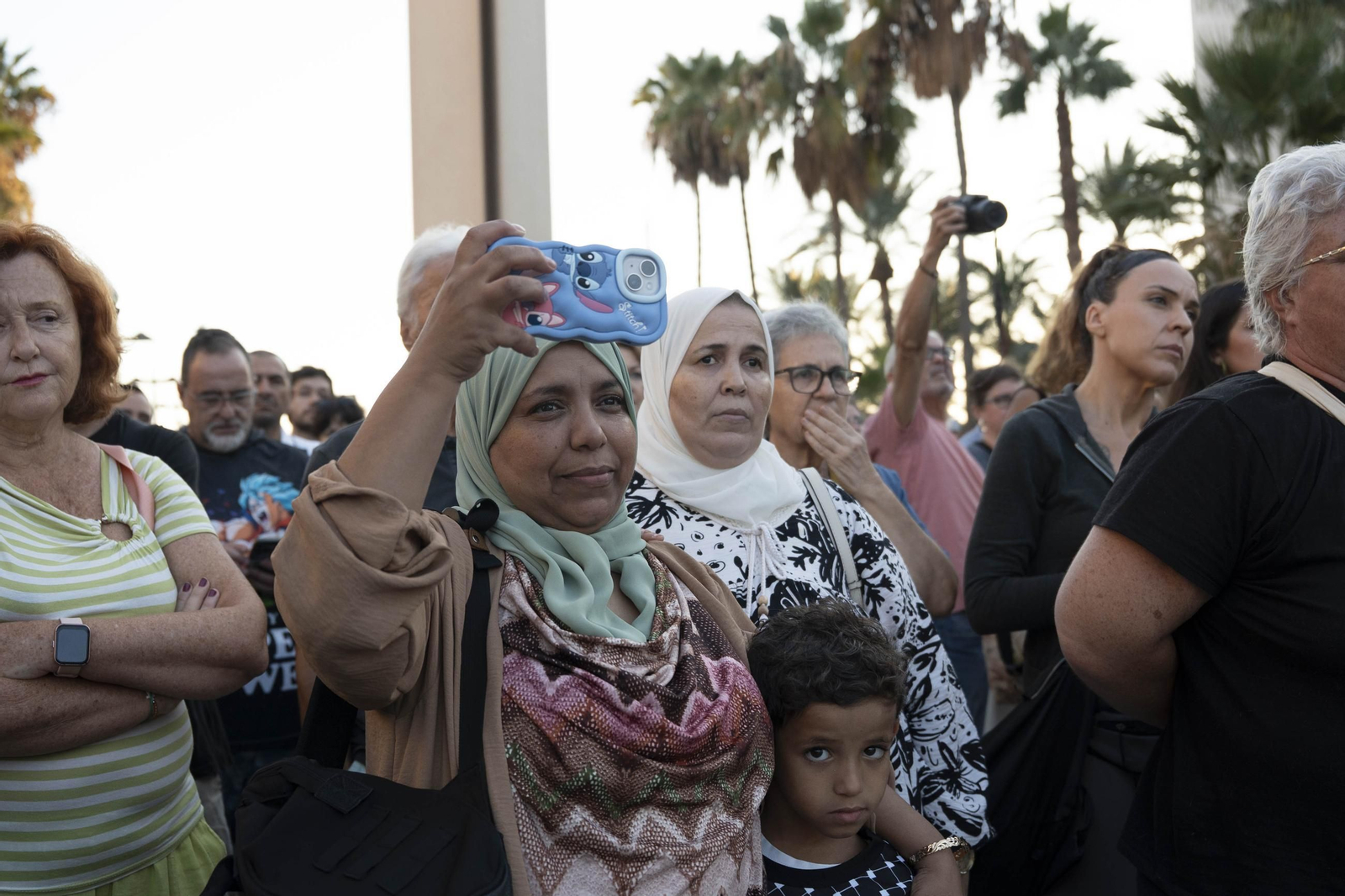Manifestación convocada por la Plataforma Almería por Palestina