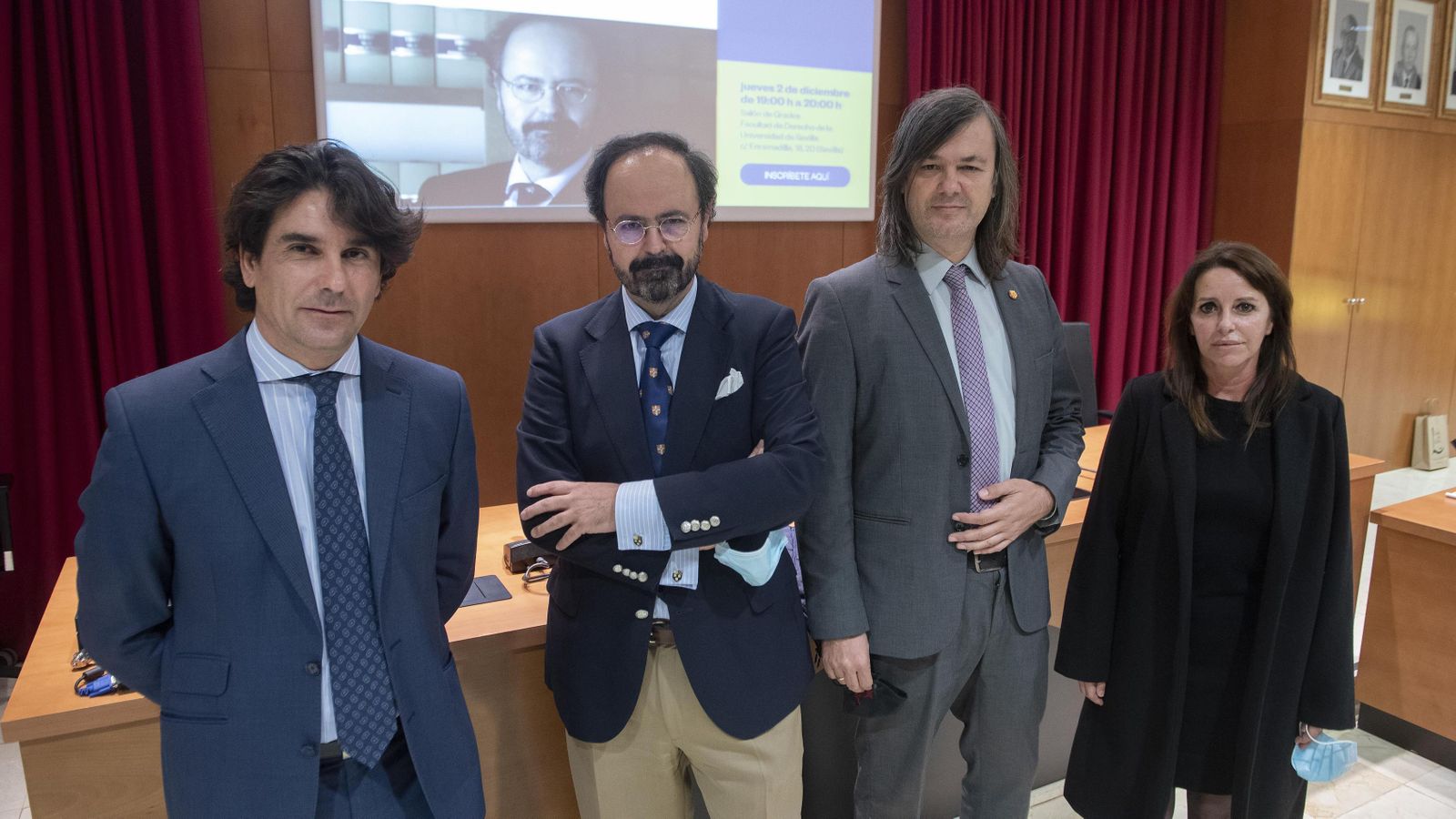 Álvaro Martínez, Juan Carlos Alférez, Alfonso Castro y Ana Luque.